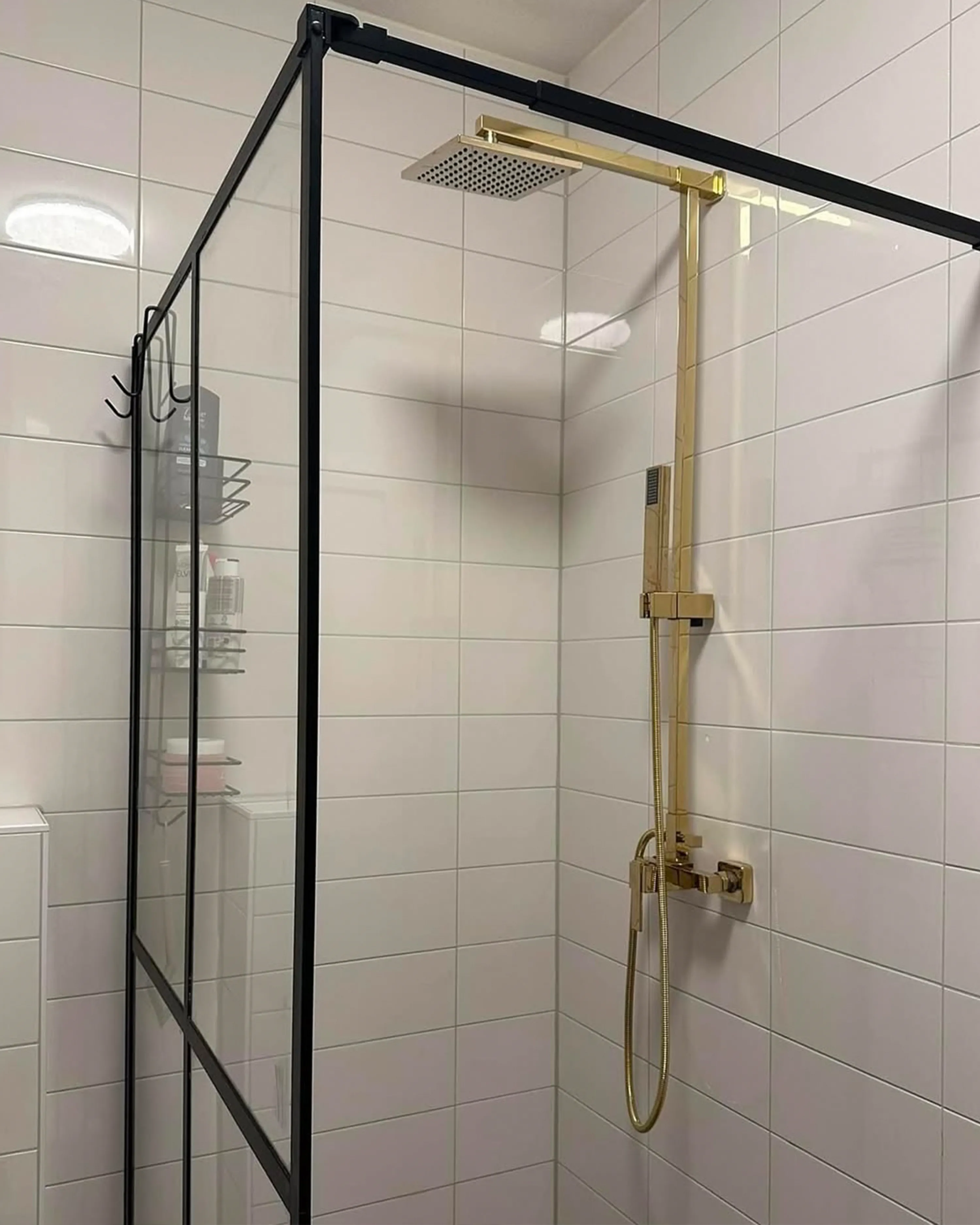 Douchemengkraan met regendouche TAGBO Goud