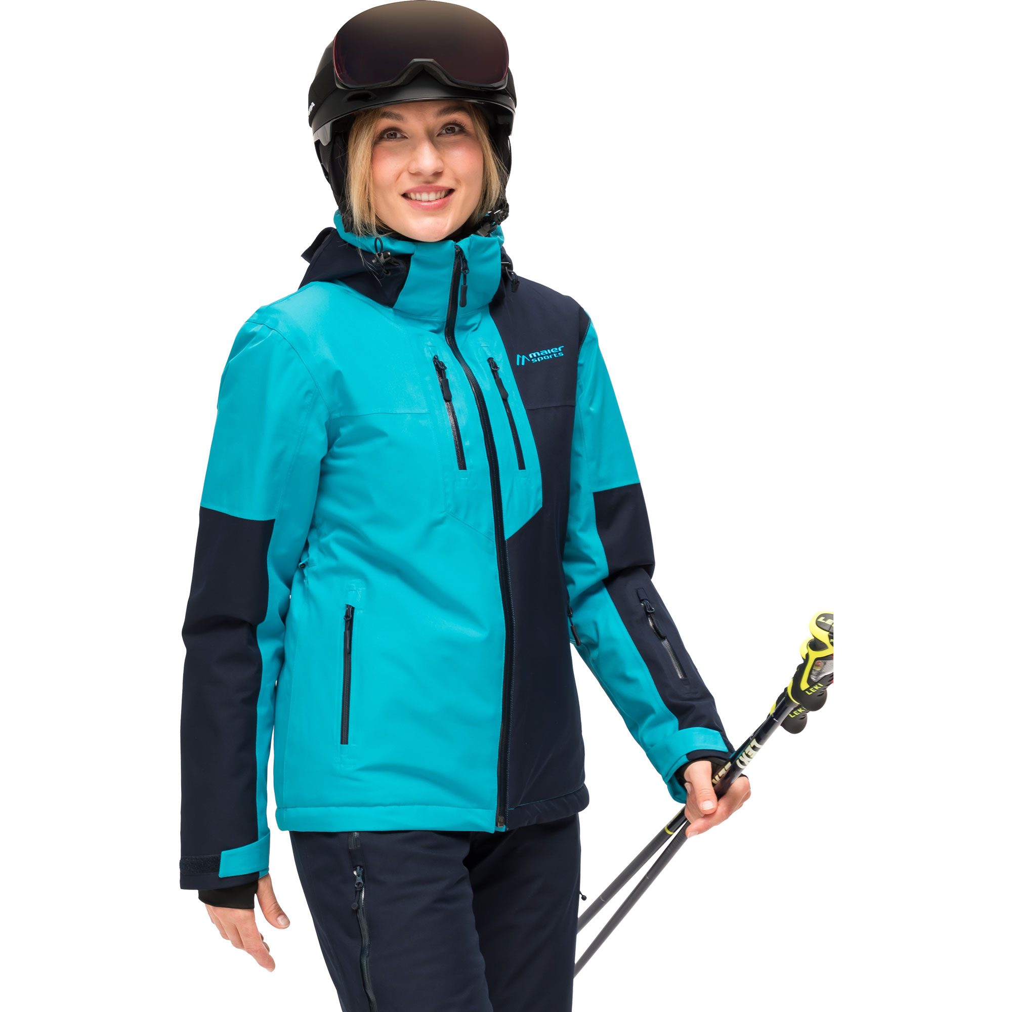 Maier Sports Manzaneda Skijacke Damen tealpop