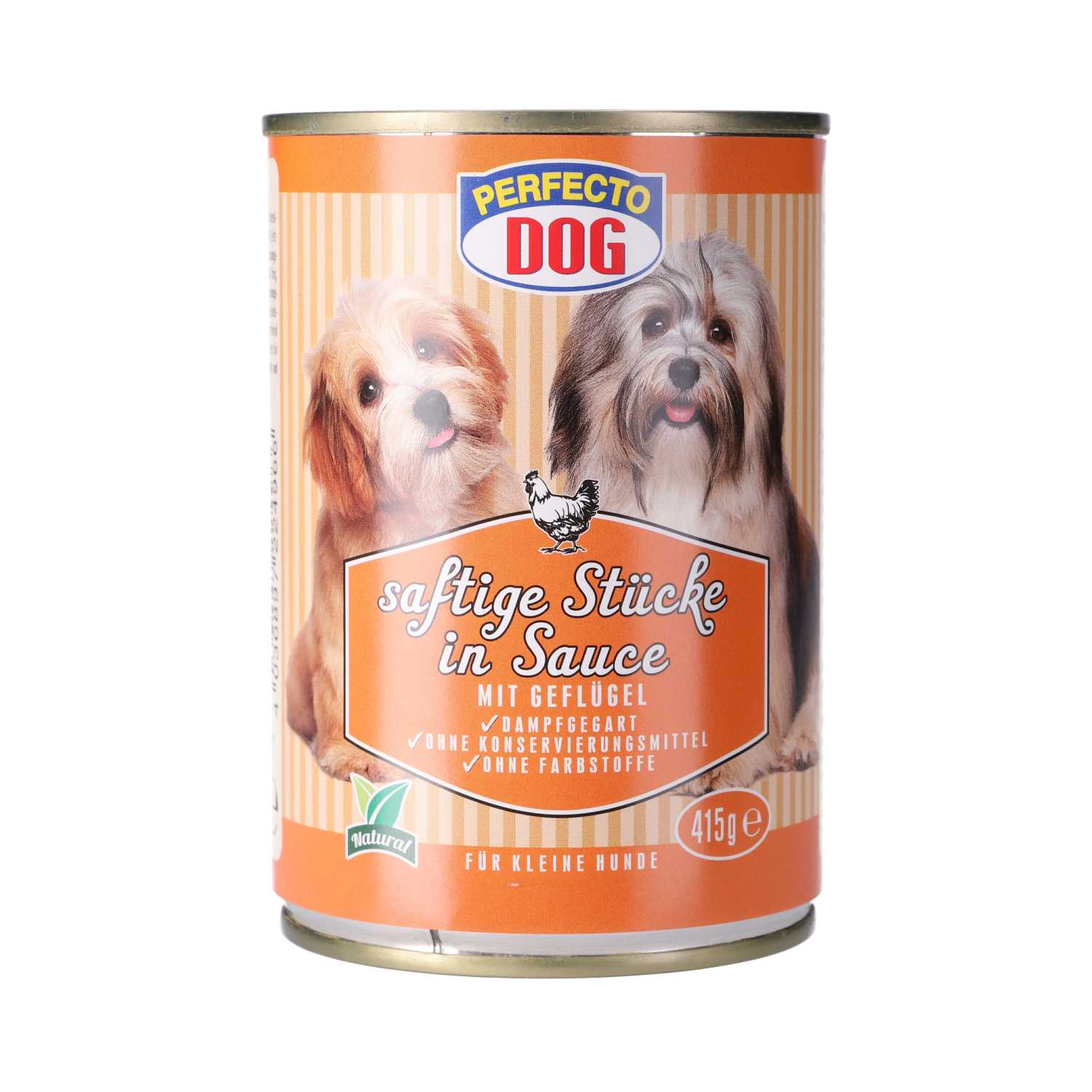 Perfecto Dog Hundefutter 415 g Dose Geflügel