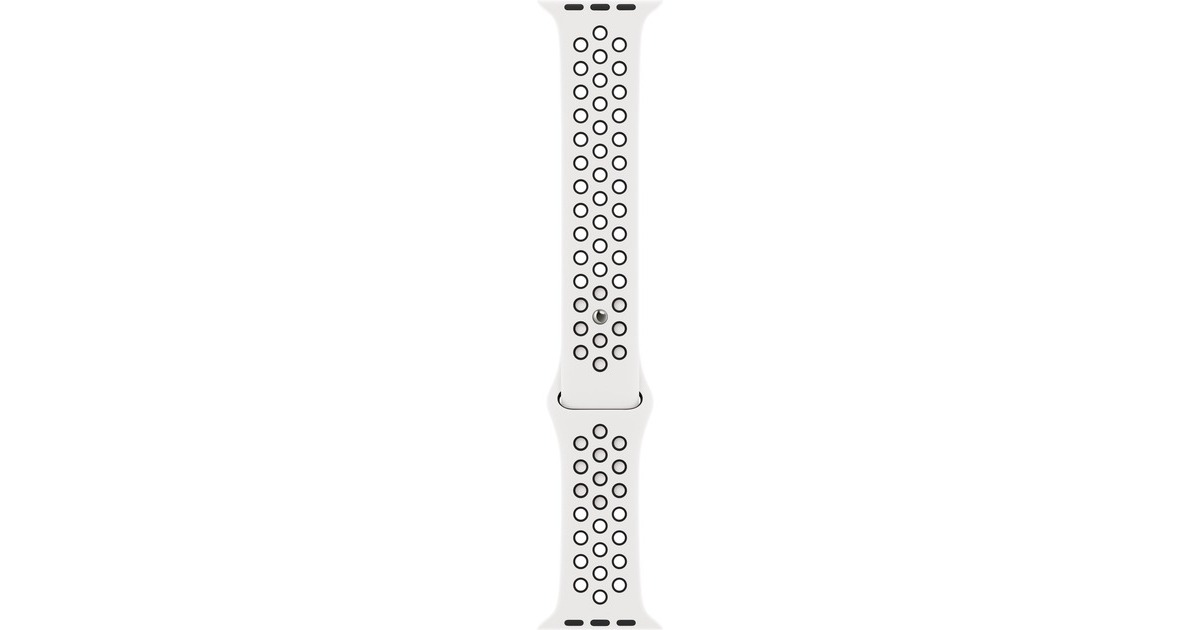 AppleSportbandje van Nike - Summit White/zwart (45 mm) horlogeband  (Wit/zwart)
