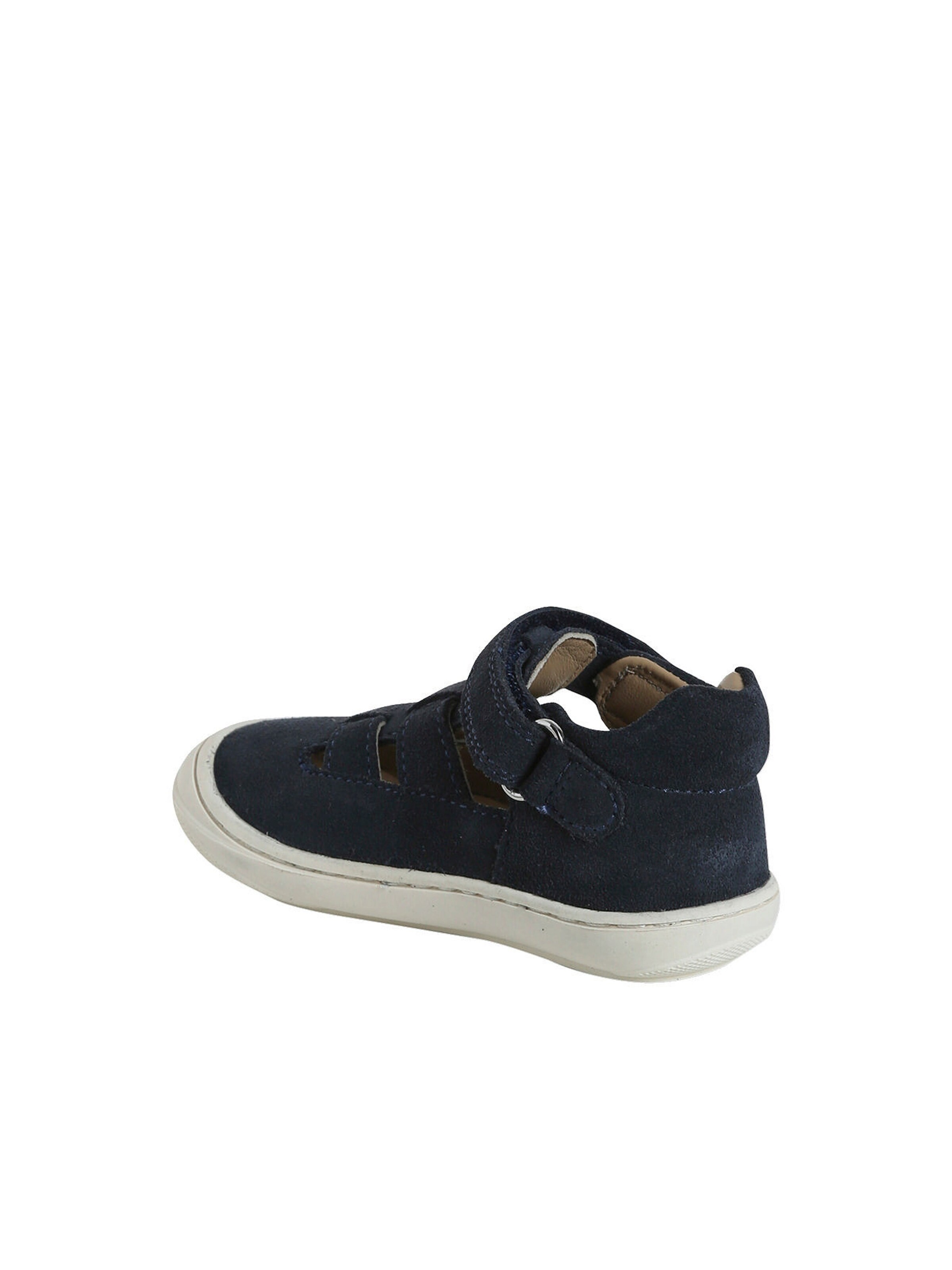 Vertbaudet Baby Riemchenschuhe aus Leder mit Klettverschluss marine