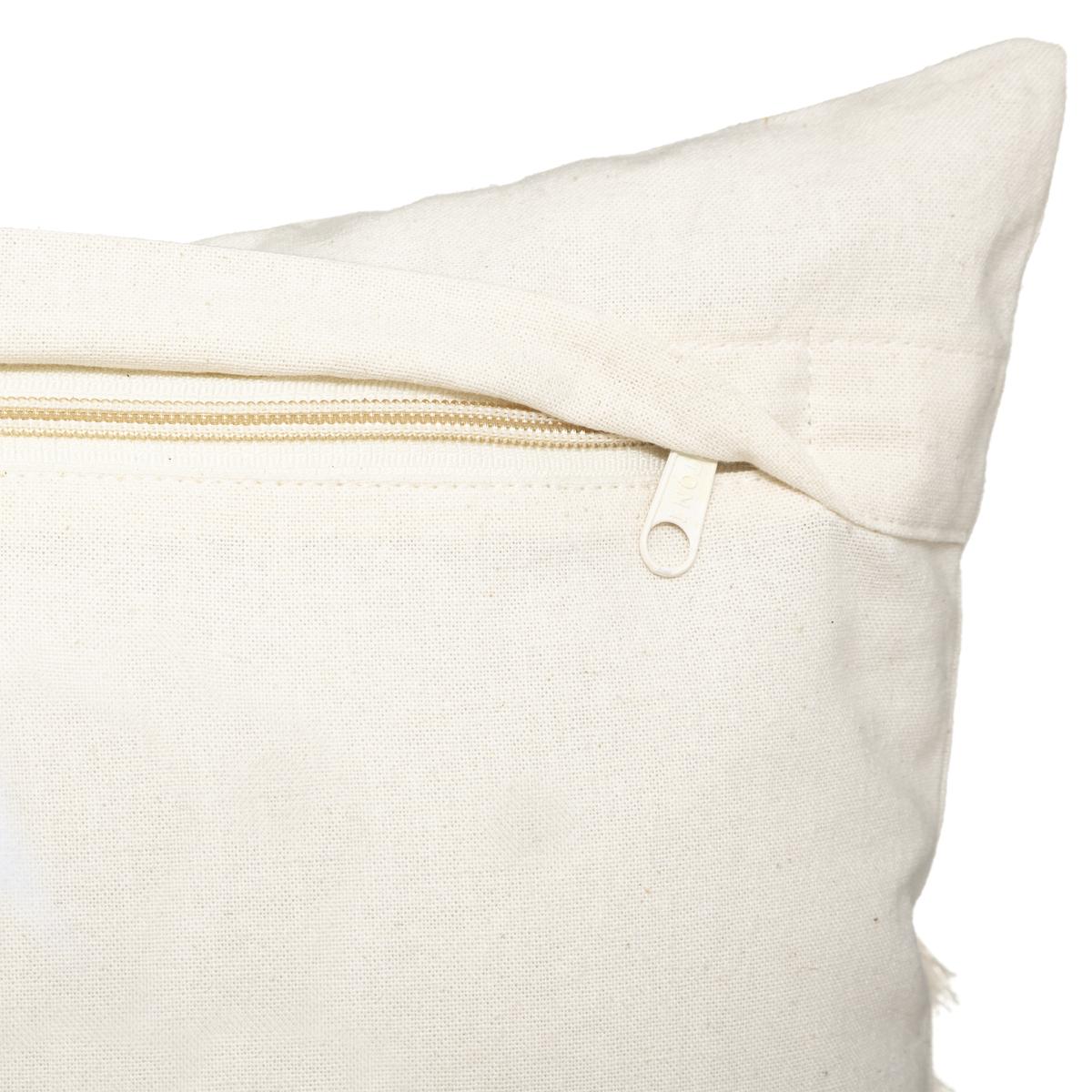 COUSSIN COTON MACRAME IVOIRE 30X50CM