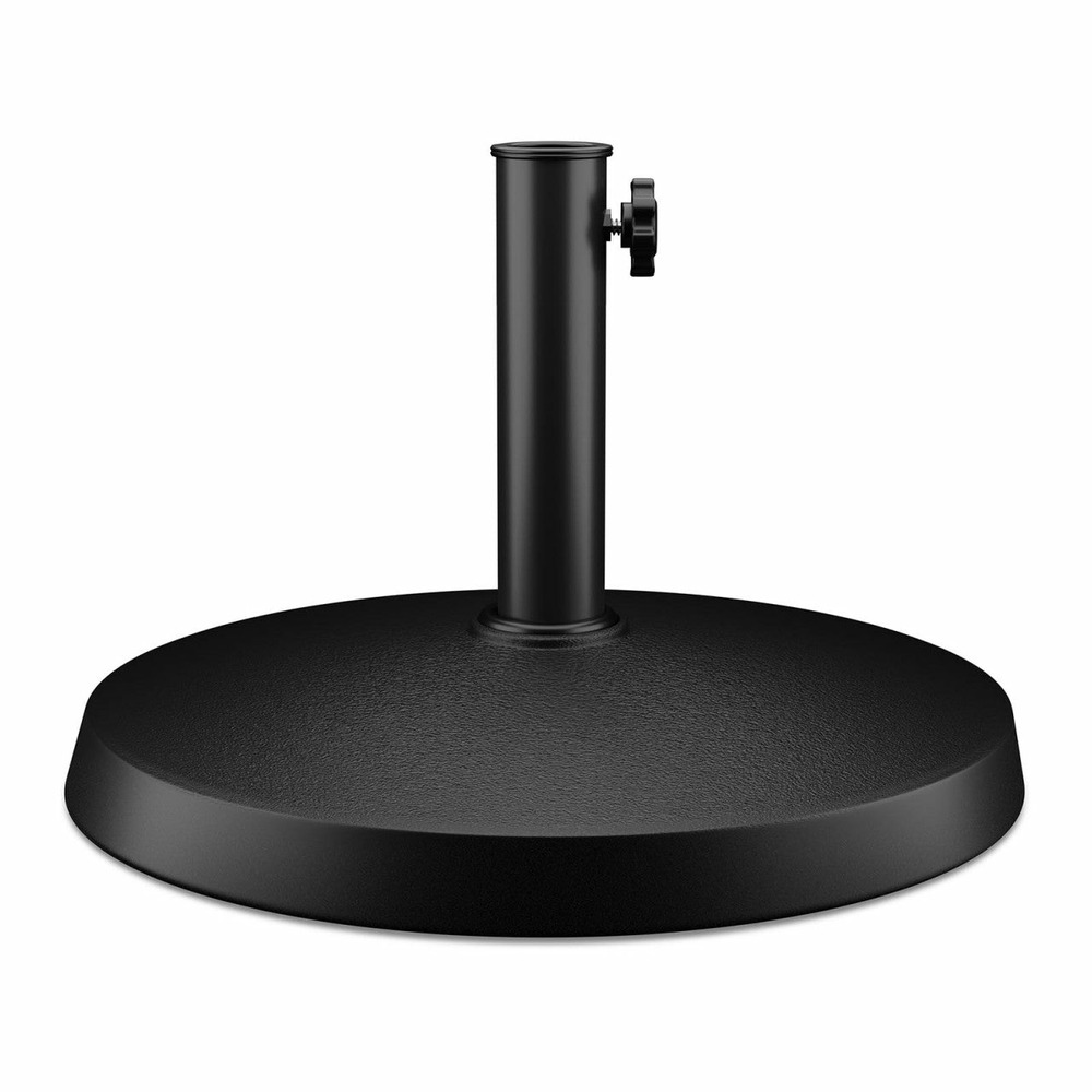 Pied de parasol rond - diamètre 45 cm - 15 kg noir