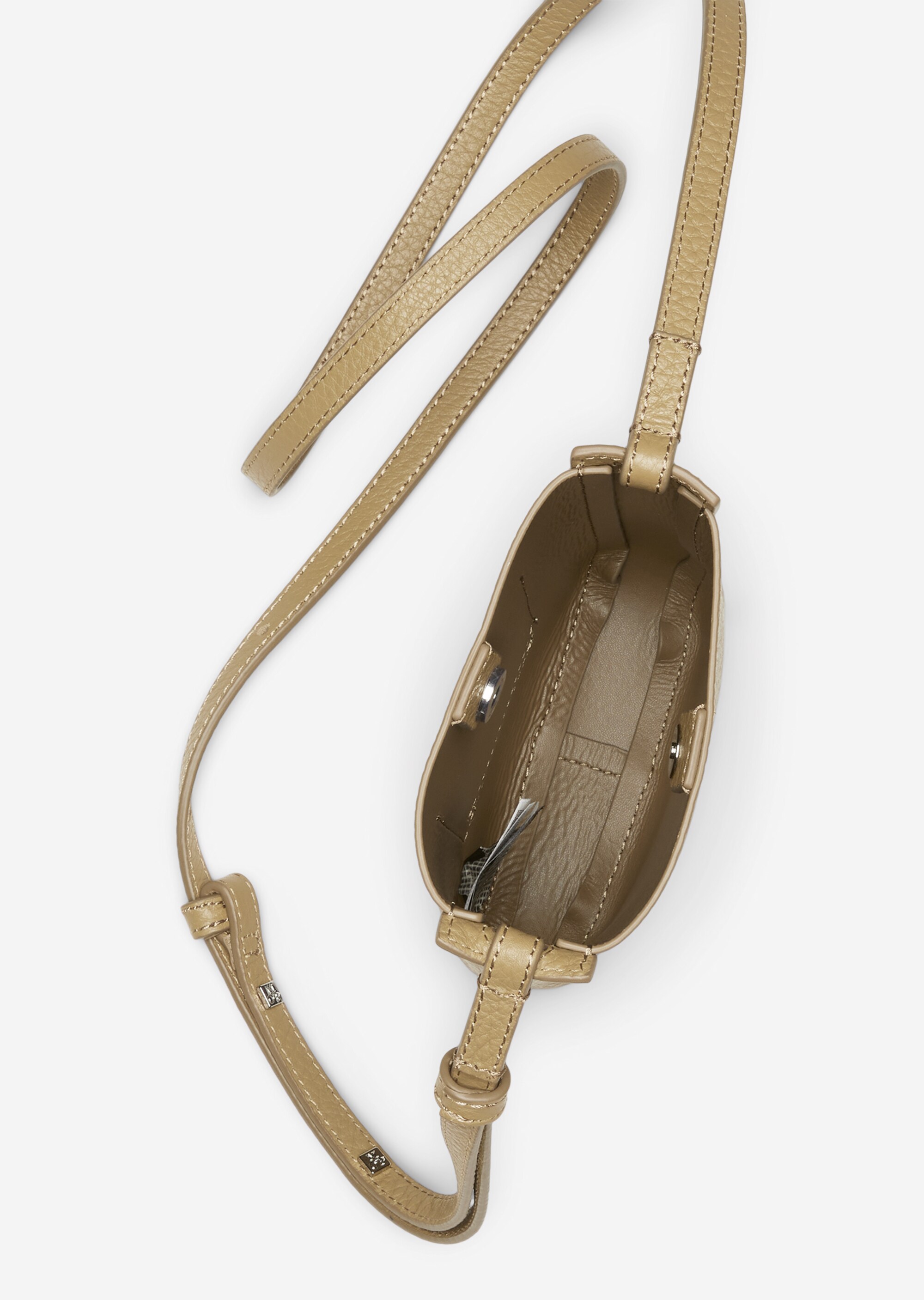 Smartphone-Tasche aus genarbtem Rindleder