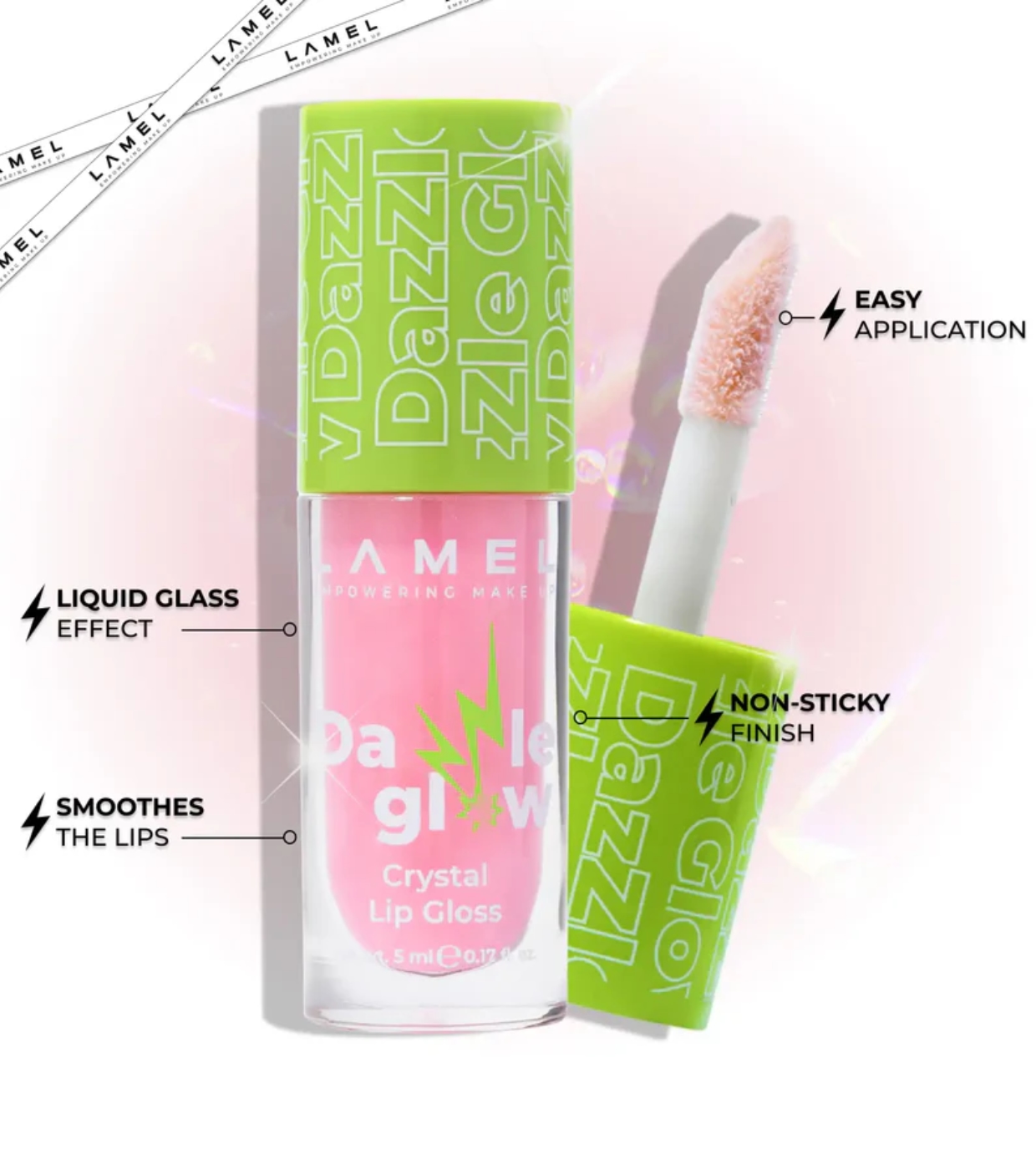 Lamel - Brilho Labial Dazzle Glow - 401: Blossom