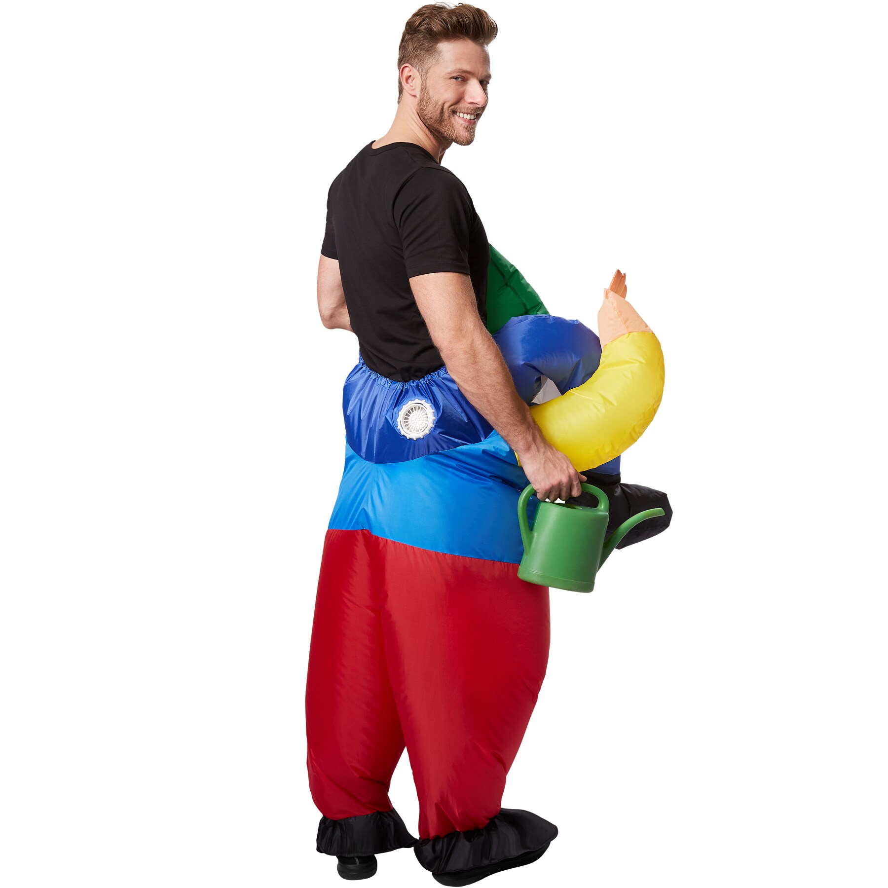 tectake® Selbstaufblasbares Aufsitzkostüm Zwerg