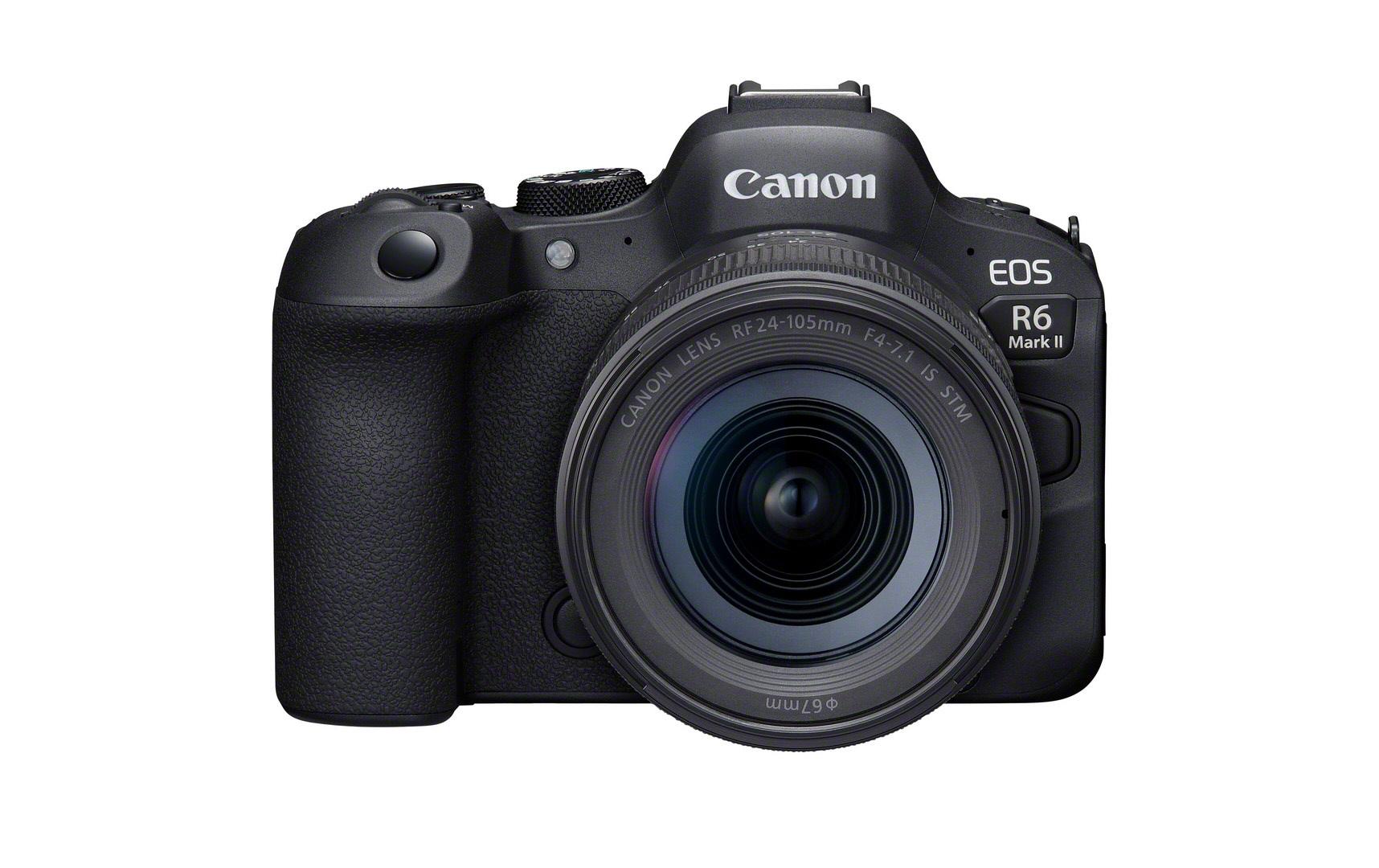 Fotokamera EOS R6 Mark II Kit RF 24-105 STM<br>Extrem schnelle und leise Vollformatkamera mit professionellen Funktionen für Filmproduktionen