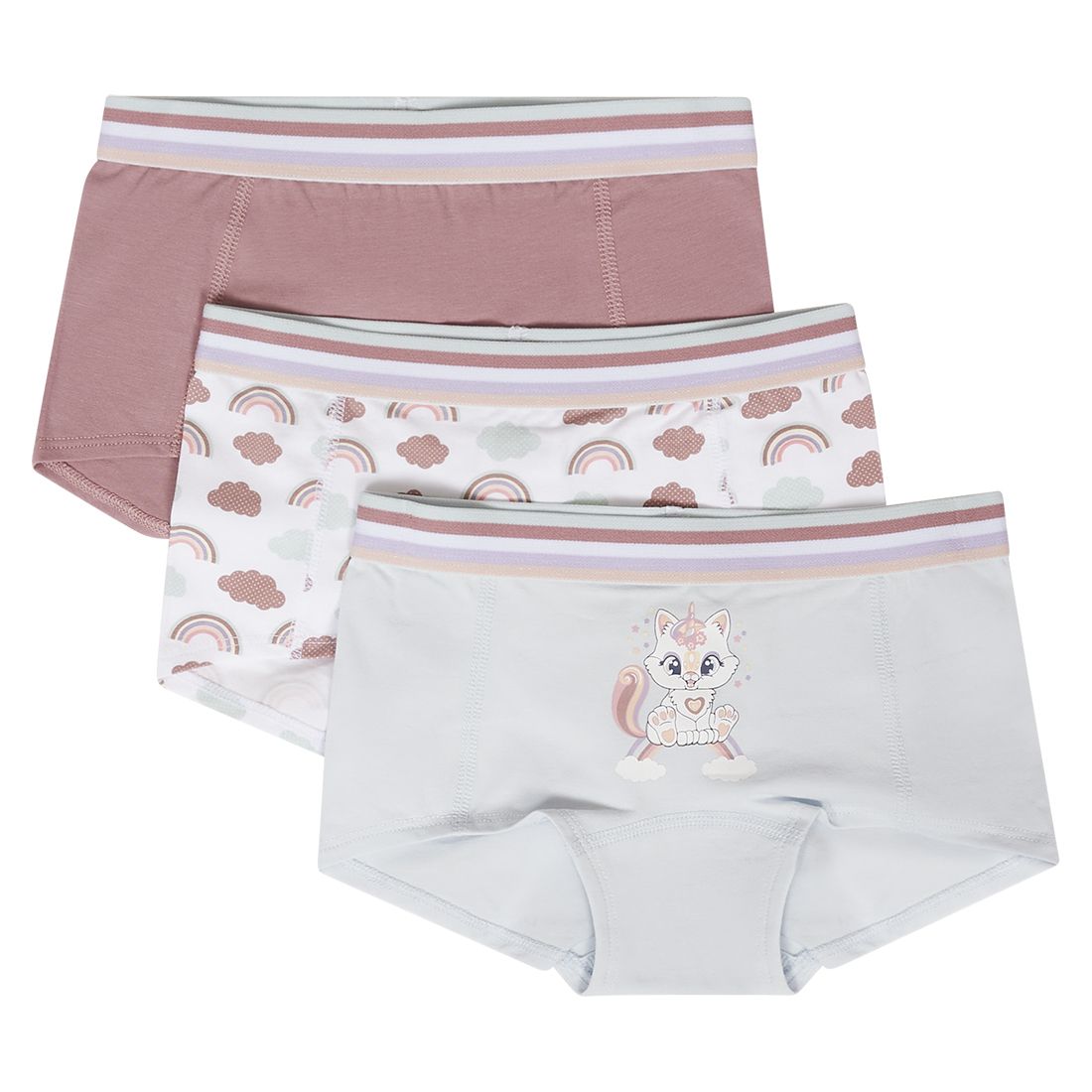 Boxer 3pk Unicorn Cat