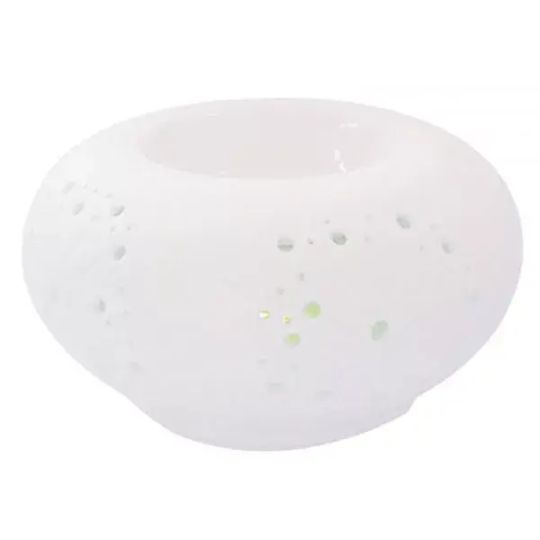 Difusor de óleos essenciais de cerâmica So'Bio Étic Aroma com luz variável.