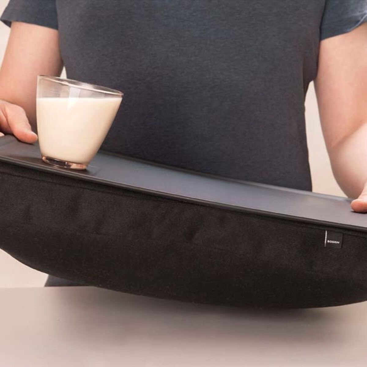 Laptray Anti-Slip brett Sort