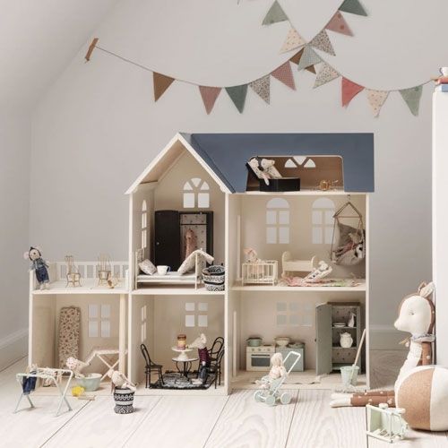 Maileg poppenhuis kapstok met plank - 4 cm