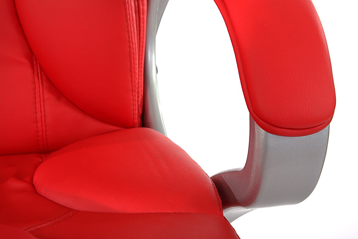Chefsessel Catanzaro, Kunstleder ~ rot