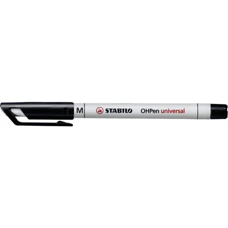 Folienstift - STABILO OHPen universal - wasserlöslich medium - Einzelstift - schwarz