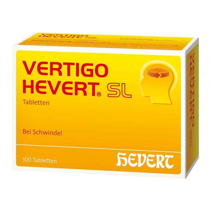 Vertigo Hevert SL Tabletten, 100 St