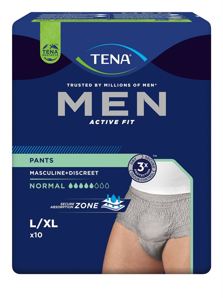 TENA Men Active Fit Pants Normal<br>10 Stück, L/XL