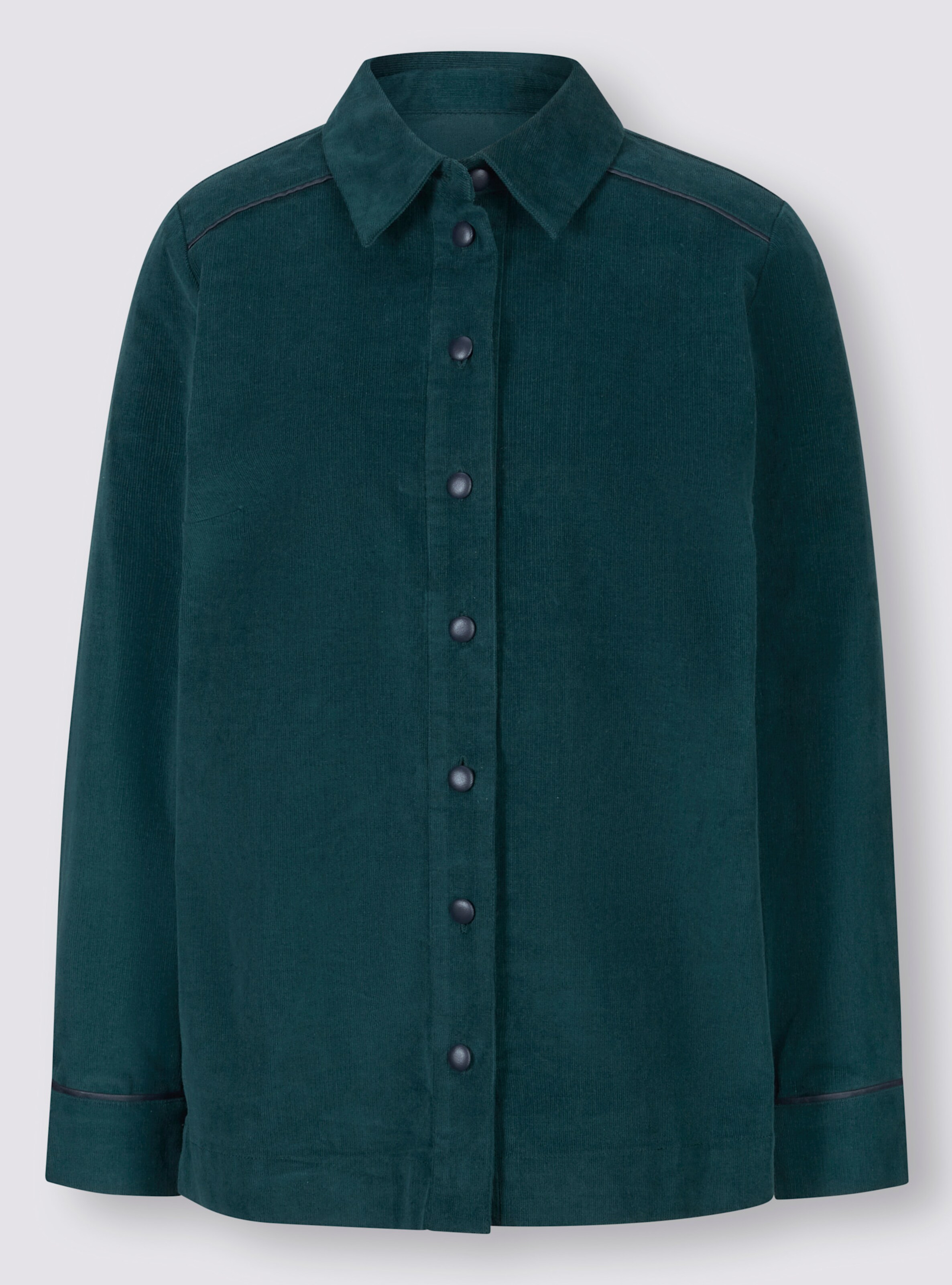 Cord-Bluse