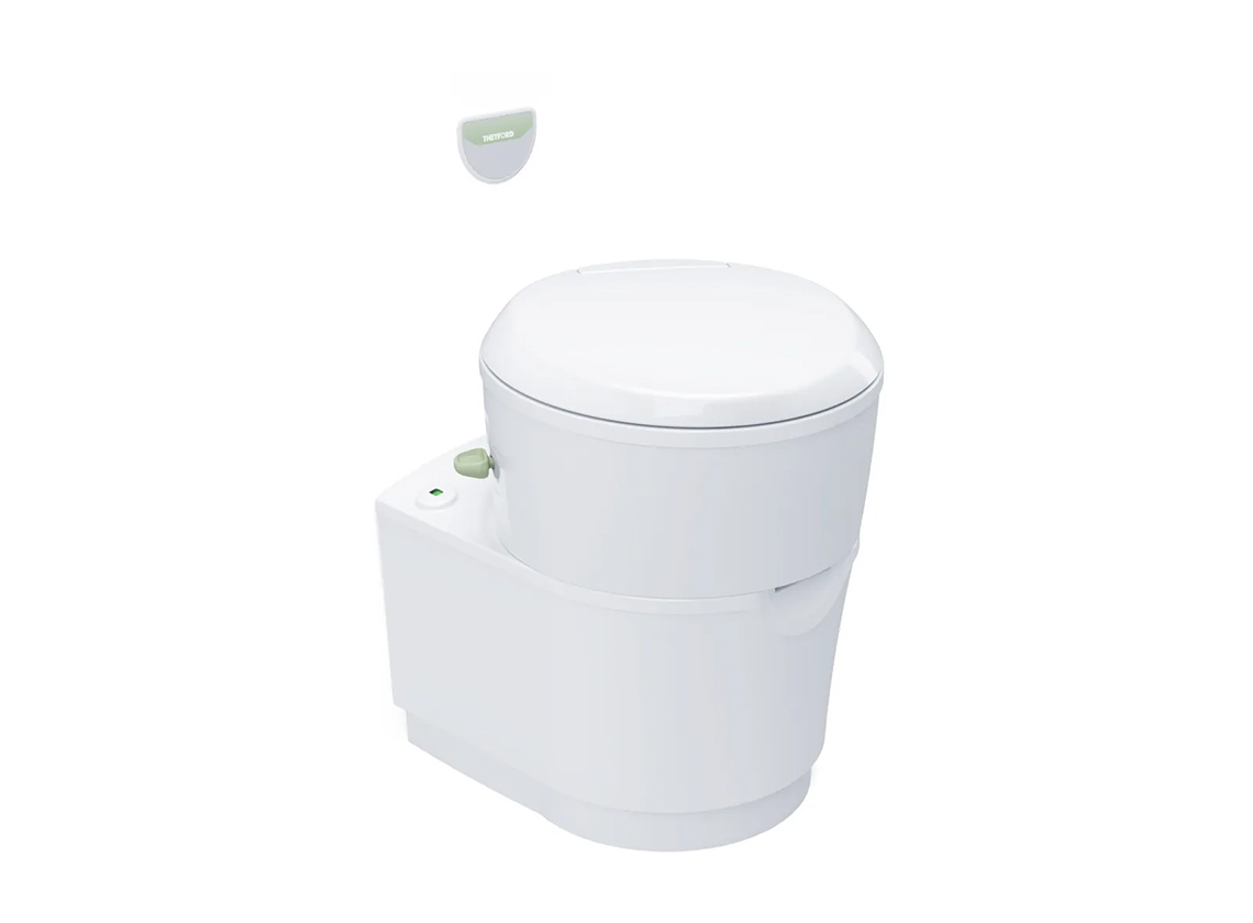 Thetford S220-S droogtoilet zonder ombouwpanelen – mechanisch