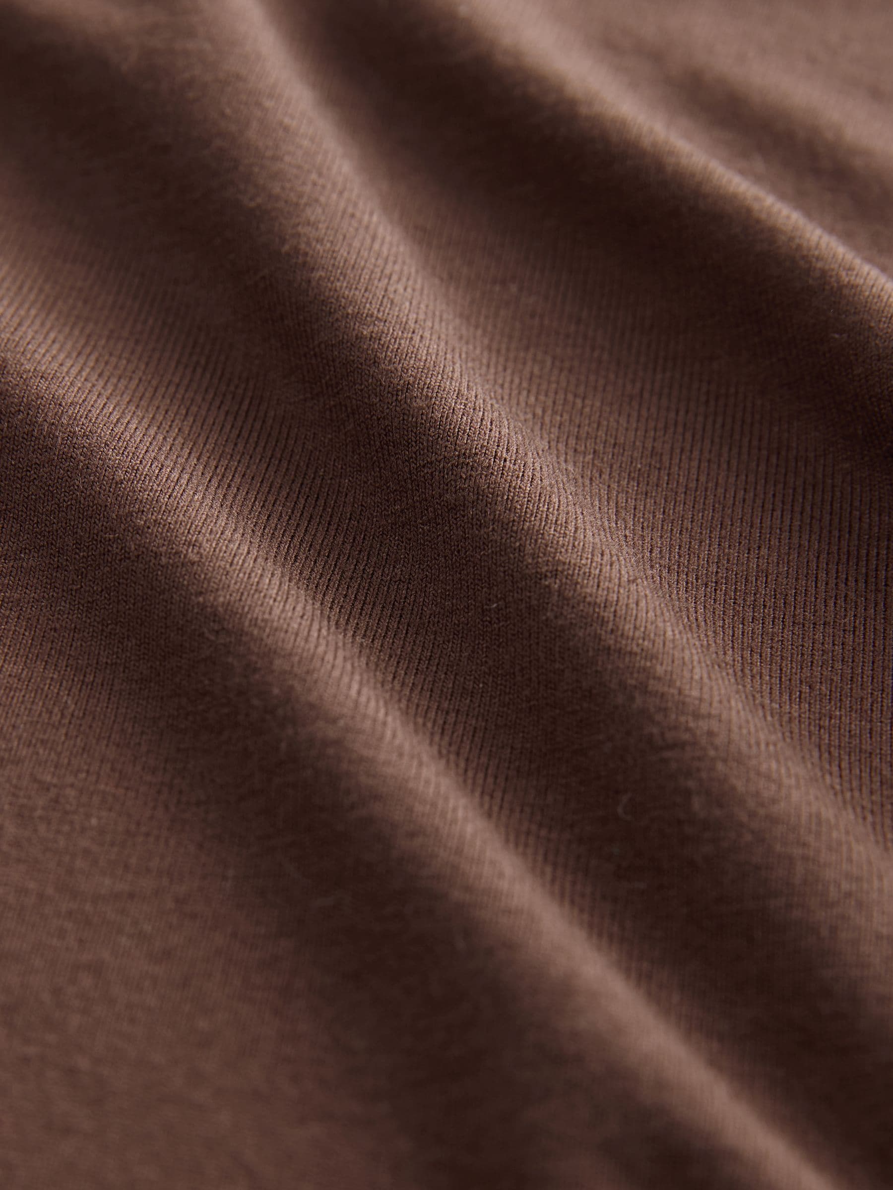 Chocoladebruin - Jersey fietsshort