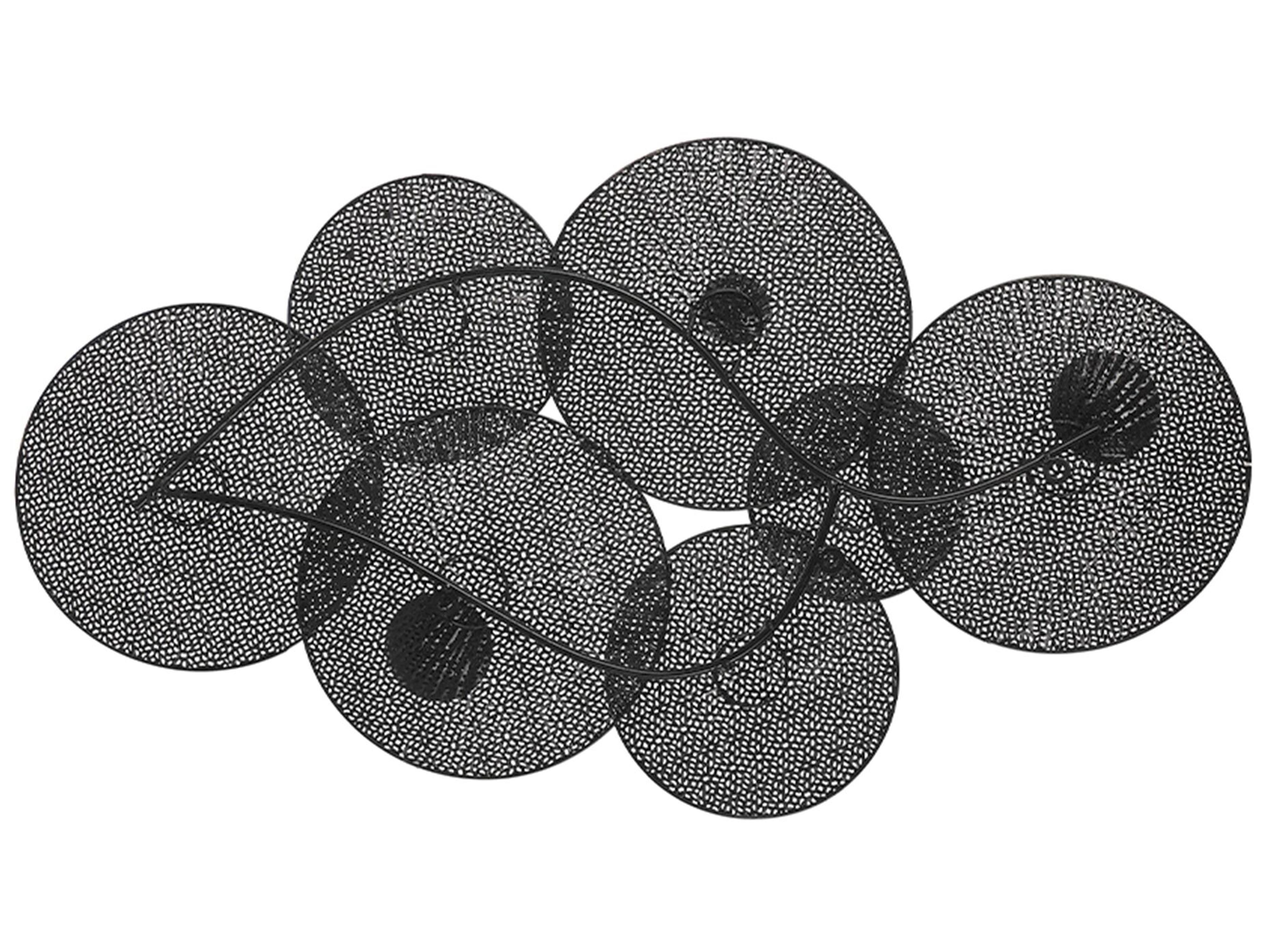 Wanddecoratie POLONIUM Metaal 49 cm Meerkleurig