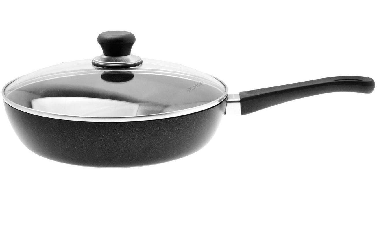 SCANPAN Classic keramische sautépan met deksel, 28cm