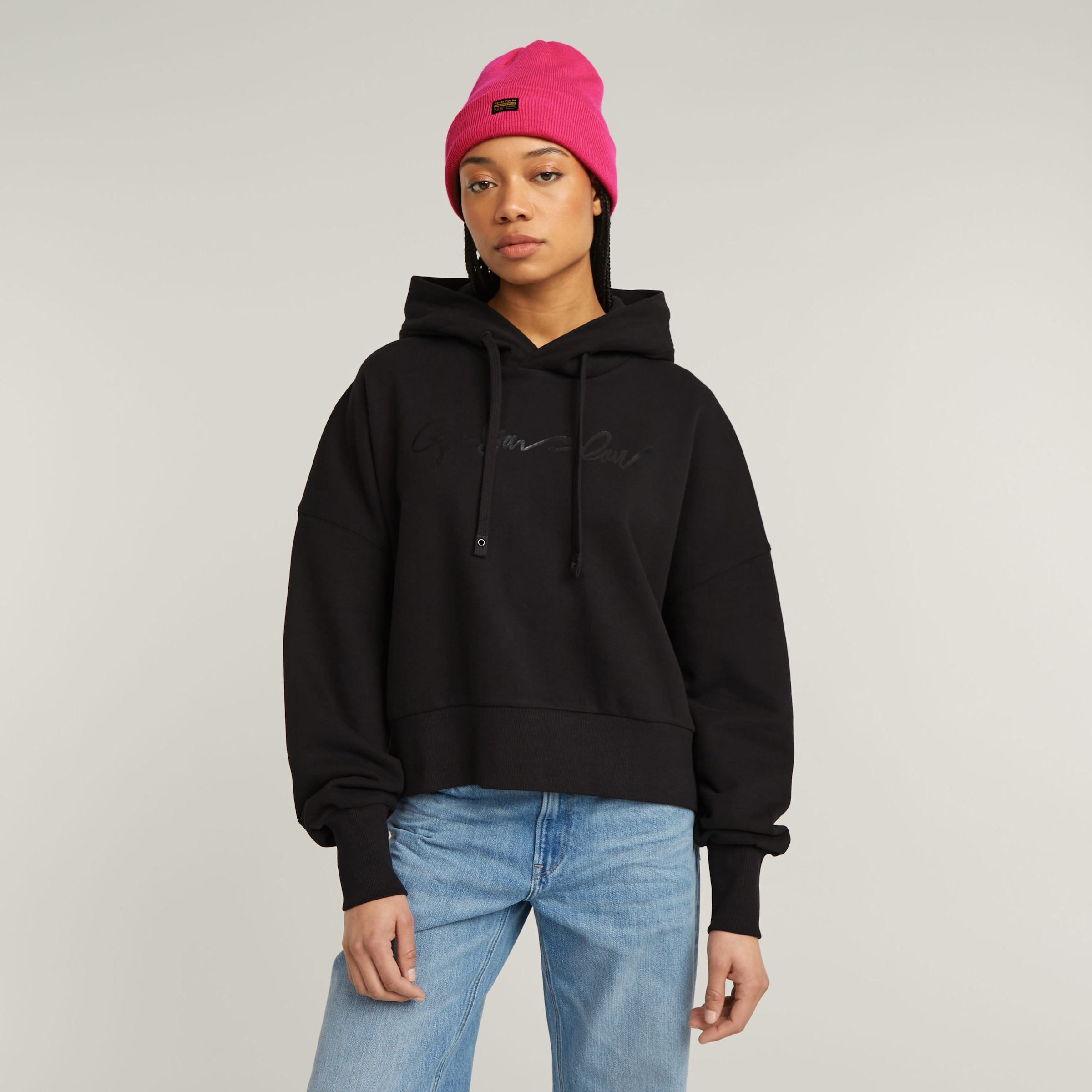 G-STAR Beanie »Effo Long Beanie«, mit Aufnäher vorn