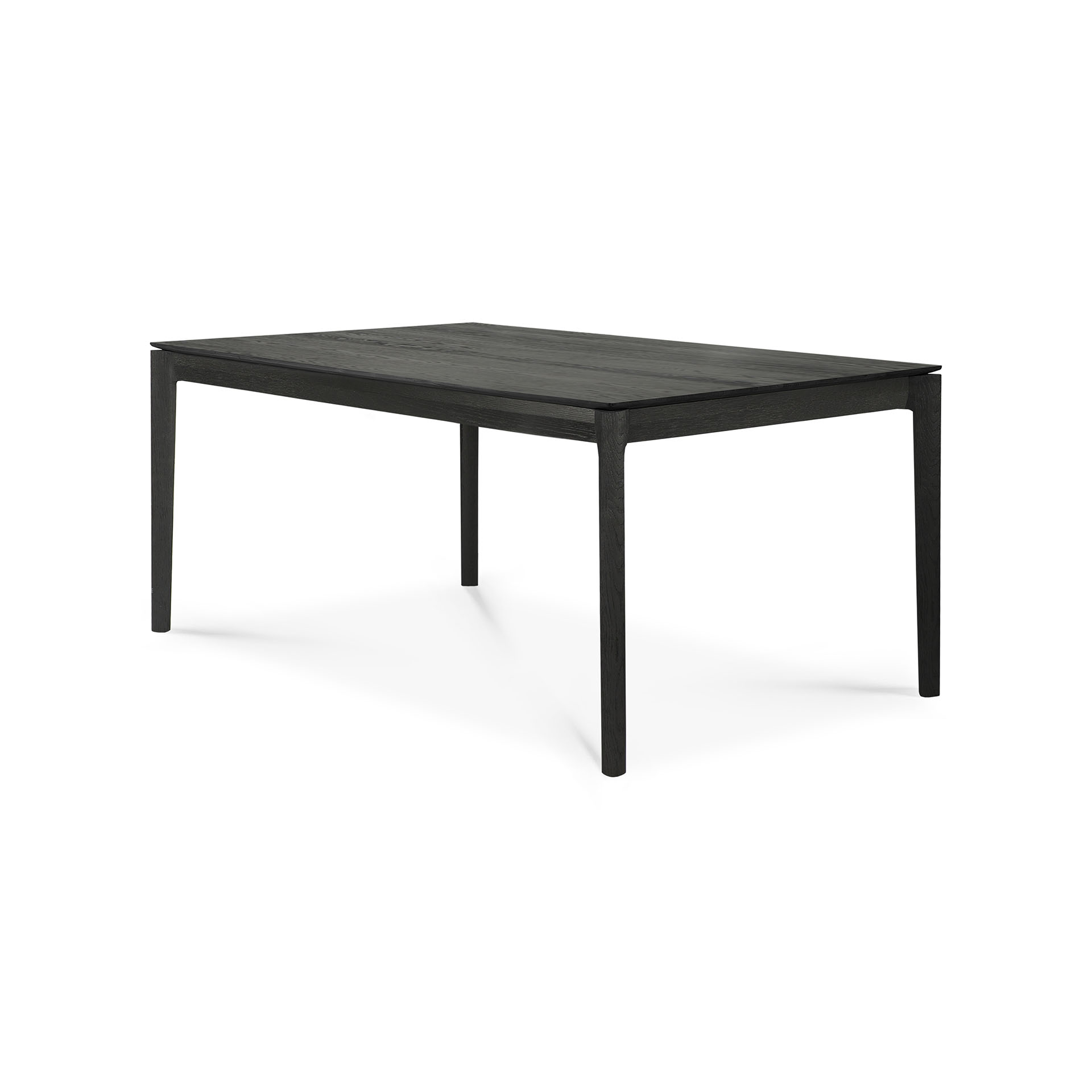 Uitschuifbare eettafel Bok zwart eiken 160/240 cm