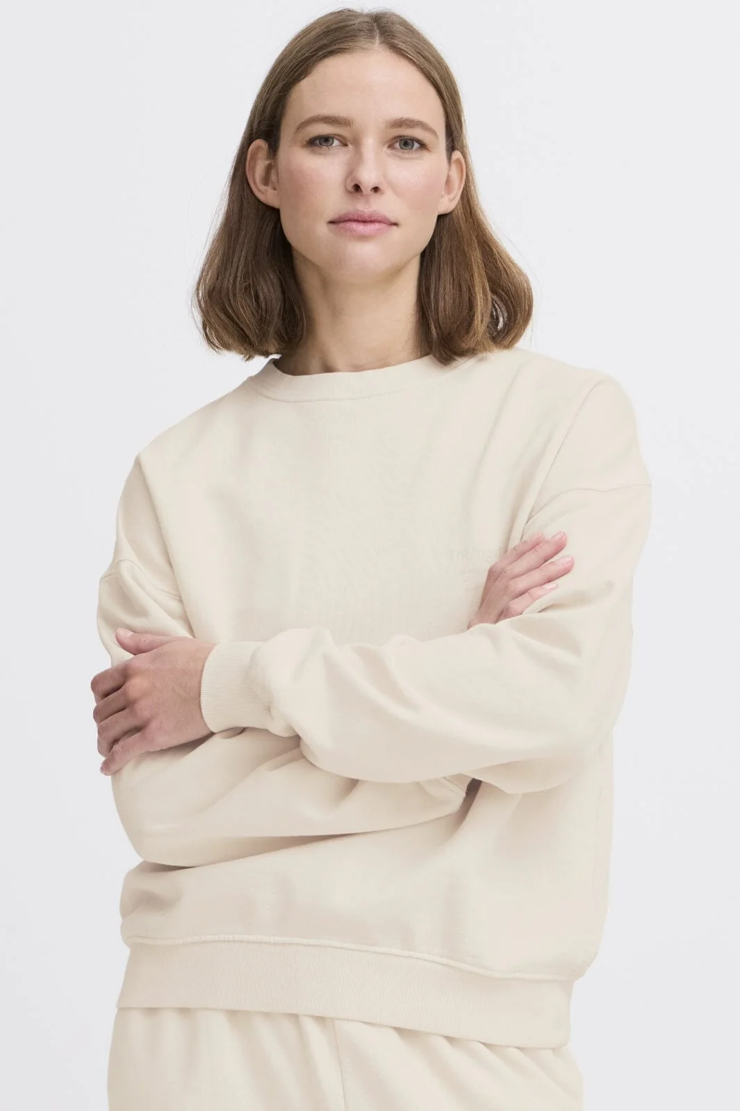 The Jogg Concept Jcrubi Logo Sweatshirt 130905 birch