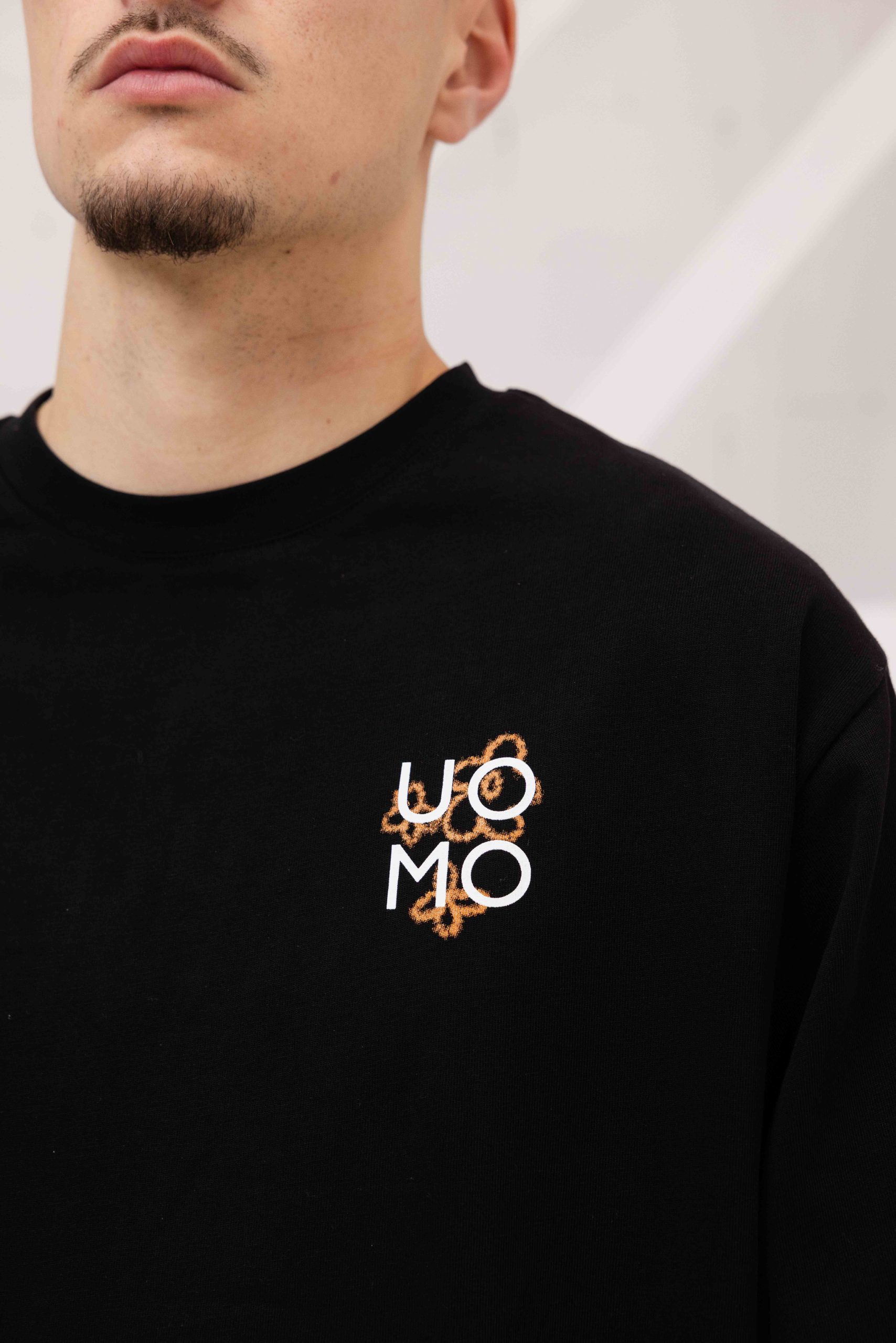 24 Uomo Flora 2.0 Longsleeve Shirt Heren Zwart/Oranje