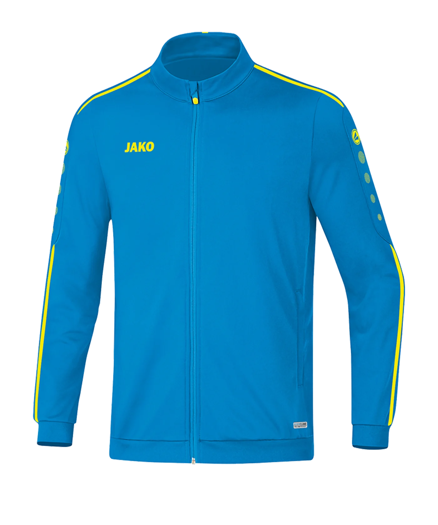 JAKO Striker 2.0 Polyesterjacke Blau Gelb F89