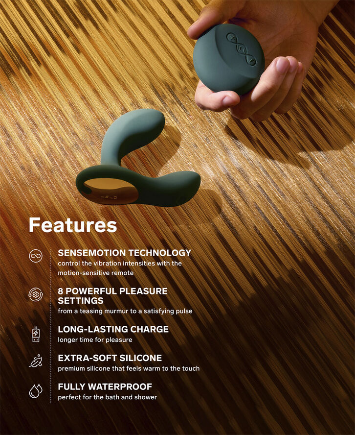 LELO HUGO 2 Fjernstyret Prostata Vibrator Sort