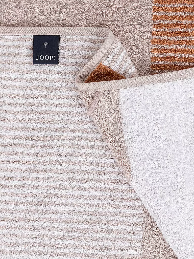 JOOP Handtuch 50x100cm DIVIDED SQUARES Natur beige