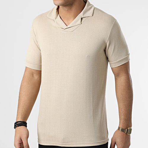 Polo Manches Courtes UY794 Beige