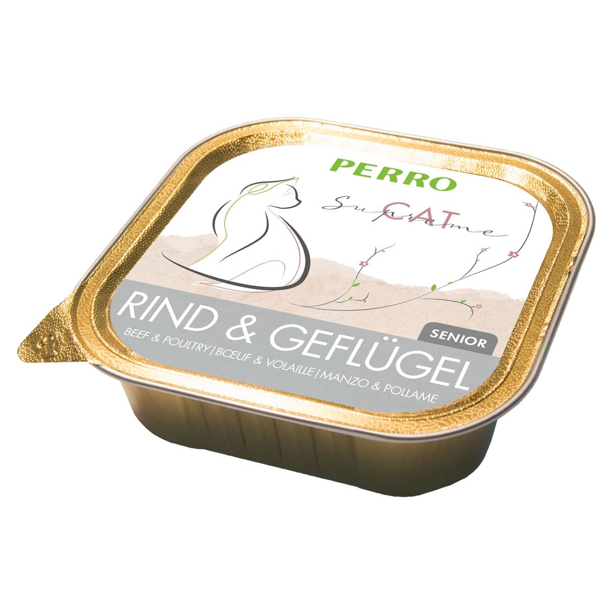 PERRO Cat Supreme Senior Rind + Geflügel