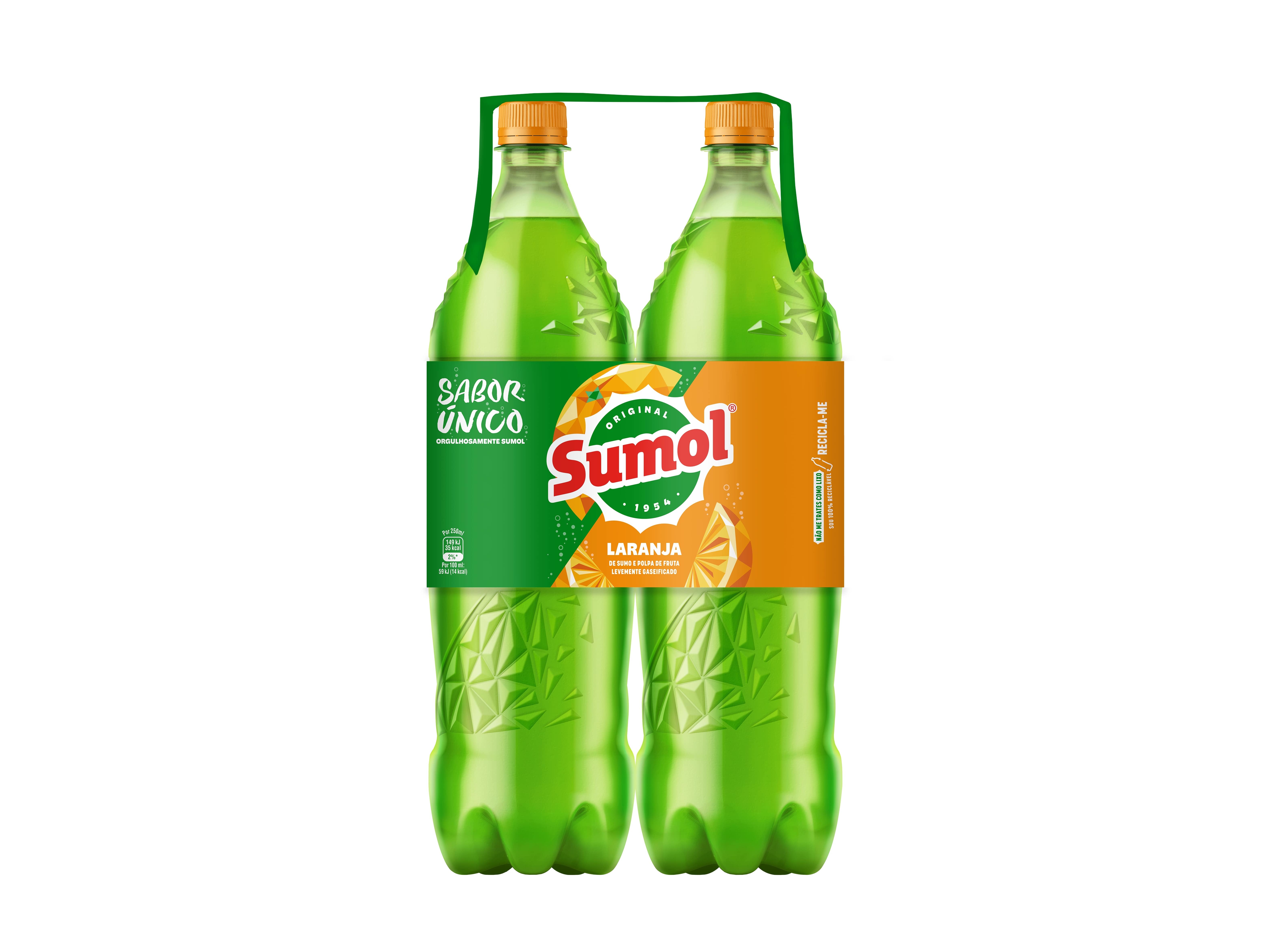 REFRIGERANTE SUMOL COM GÁS LARANJA 2X1.75L