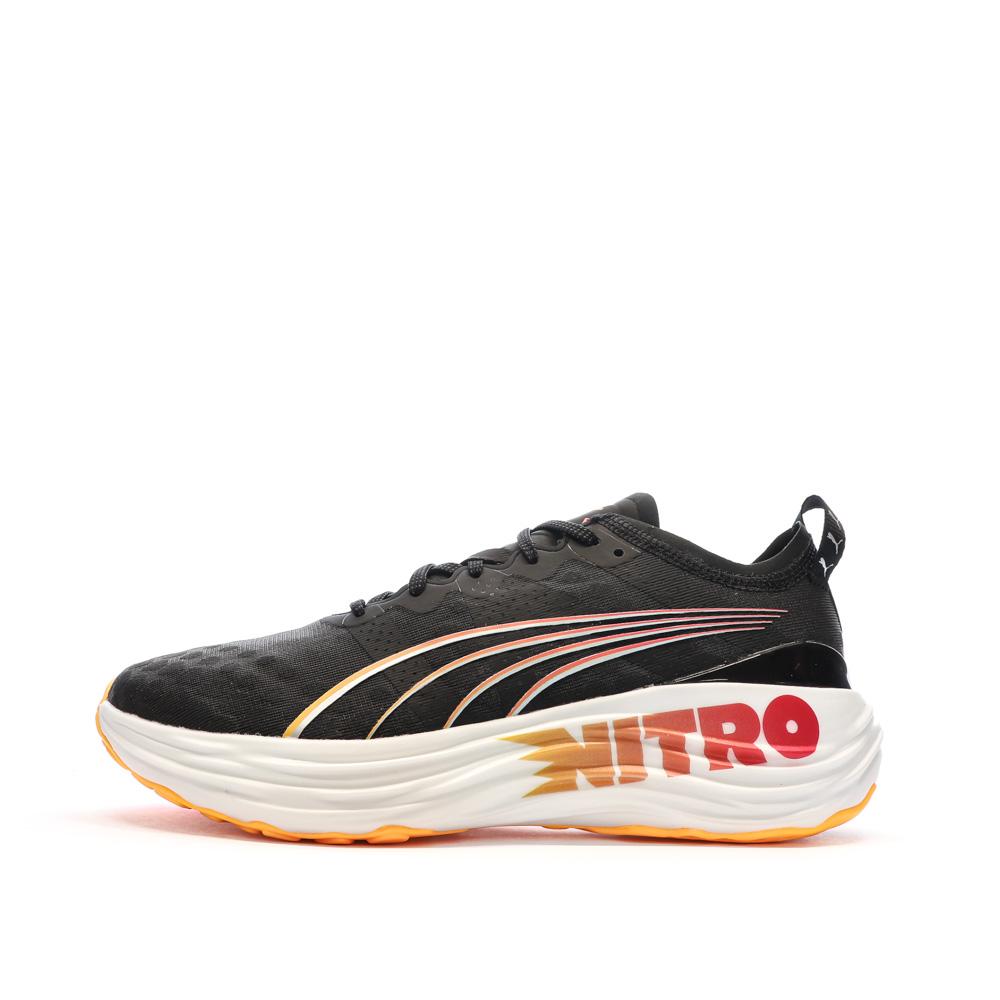 Puma Chaussures de running Noires/Oranges Femme Puma Foreverrun