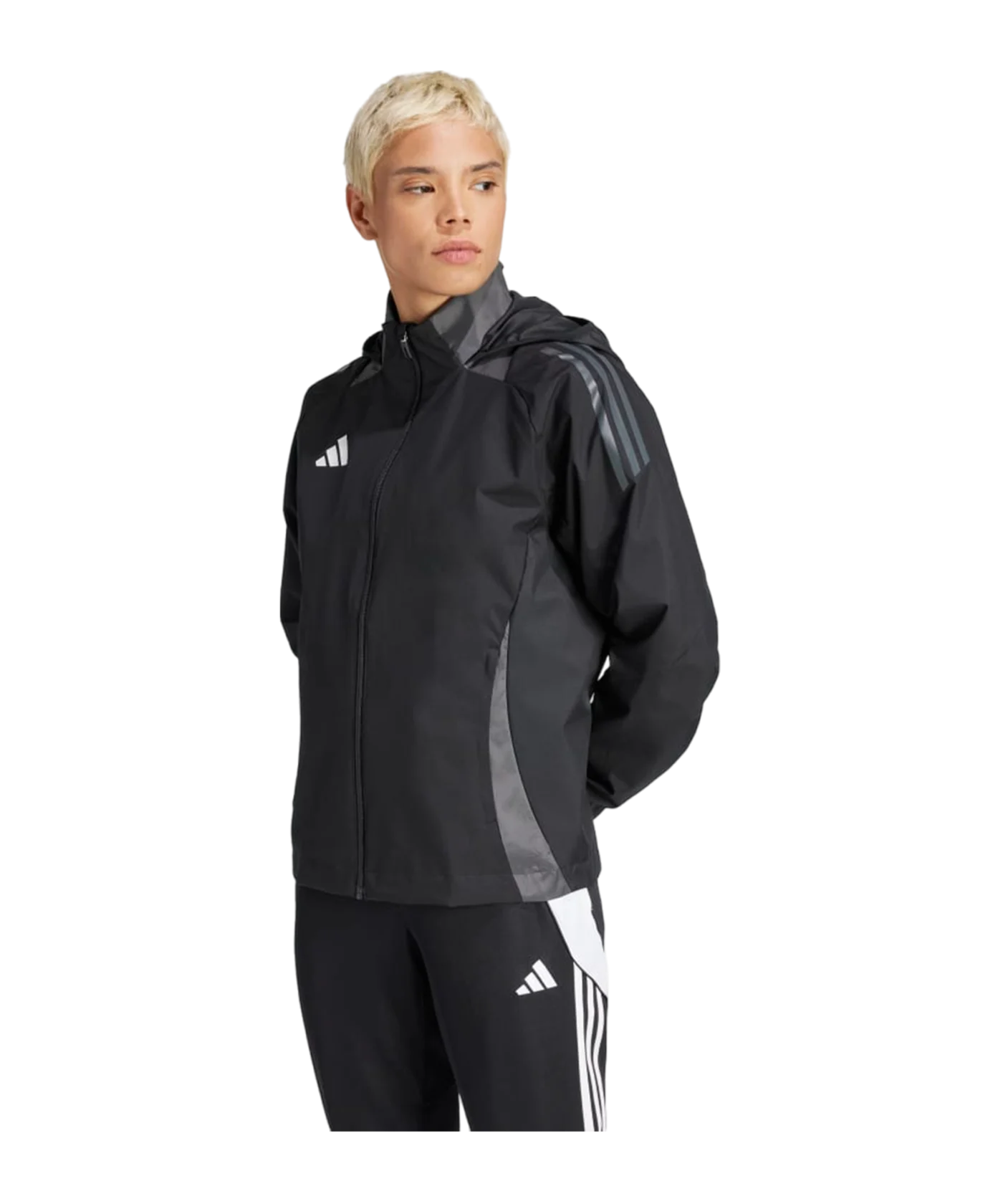 adidas Tiro 24 Competition Allwetterjacke Damen Schwarz