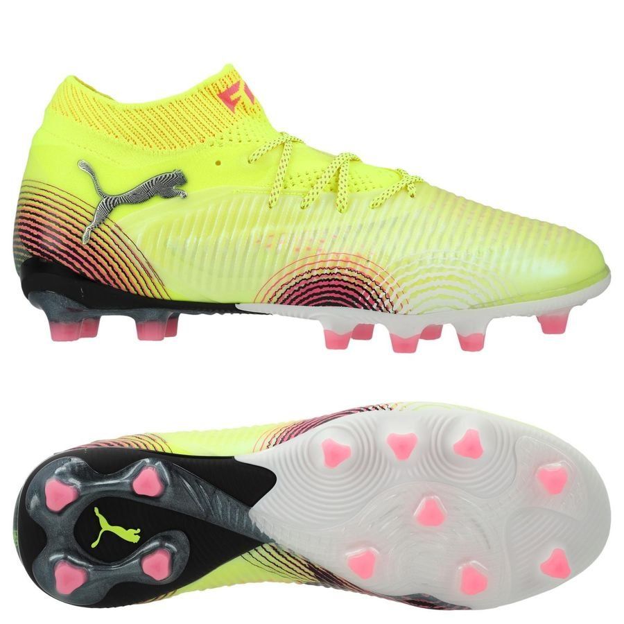 PUMA Future 8 Ultimate AG Audacity - Jaune/Noir/Sun Struck Femme