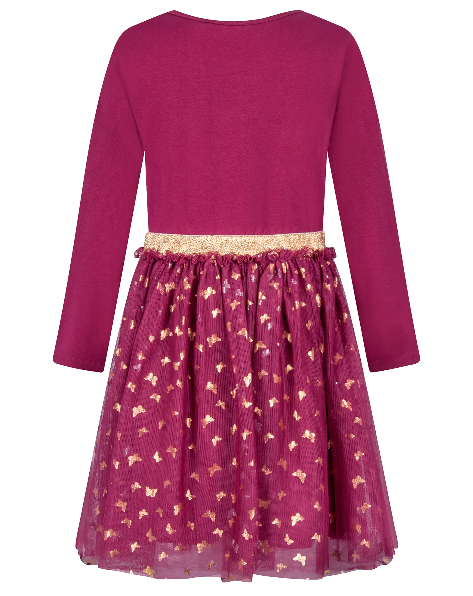 Langarmkleid MARIPOSA in berry
