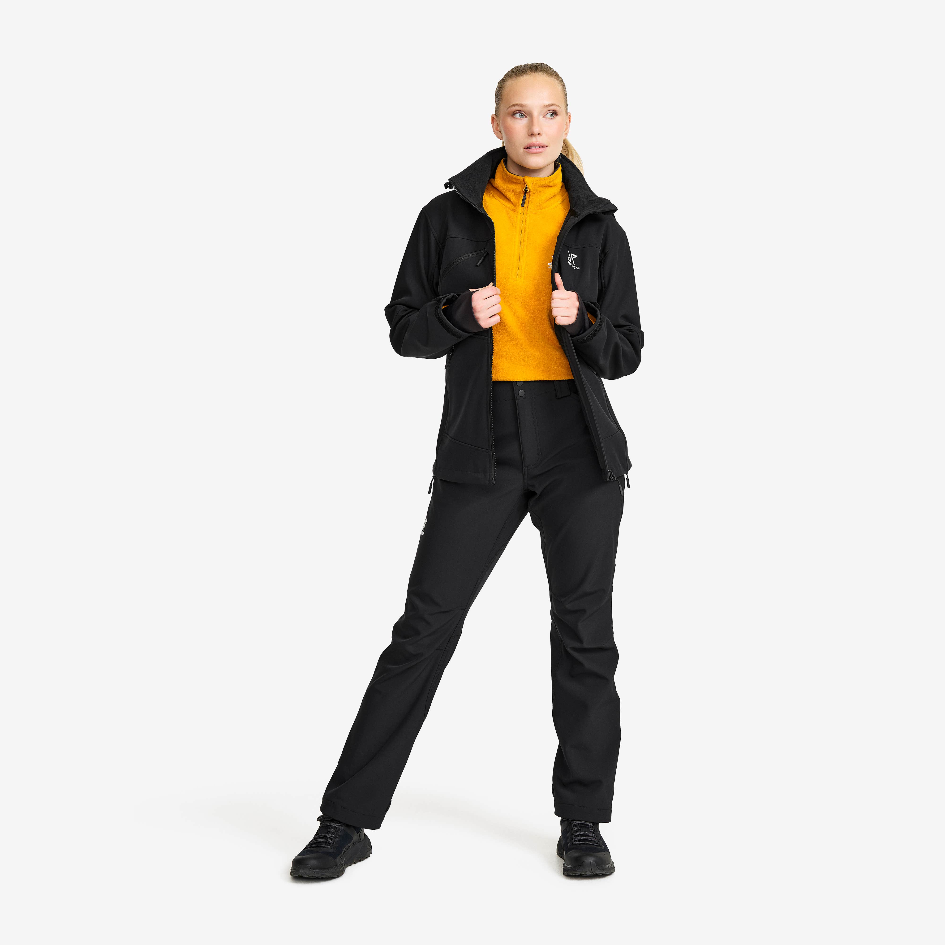 Hiball Essential Softshell Pants Dame Black