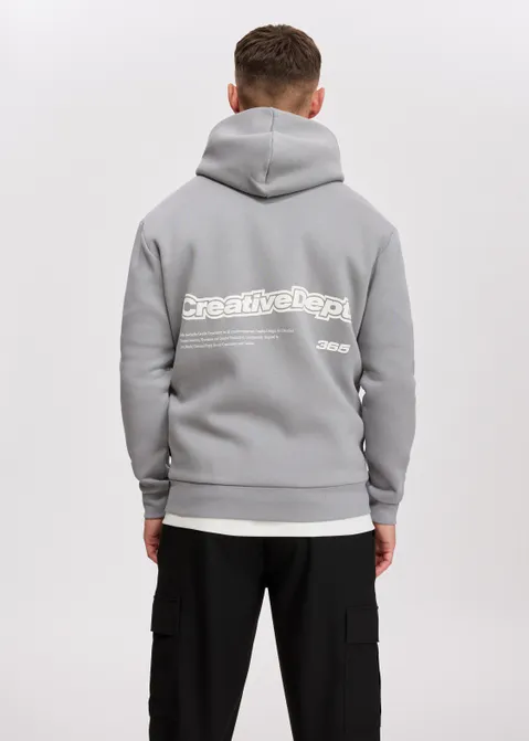 Hoodie met print creativedept grijs (GRS.M)