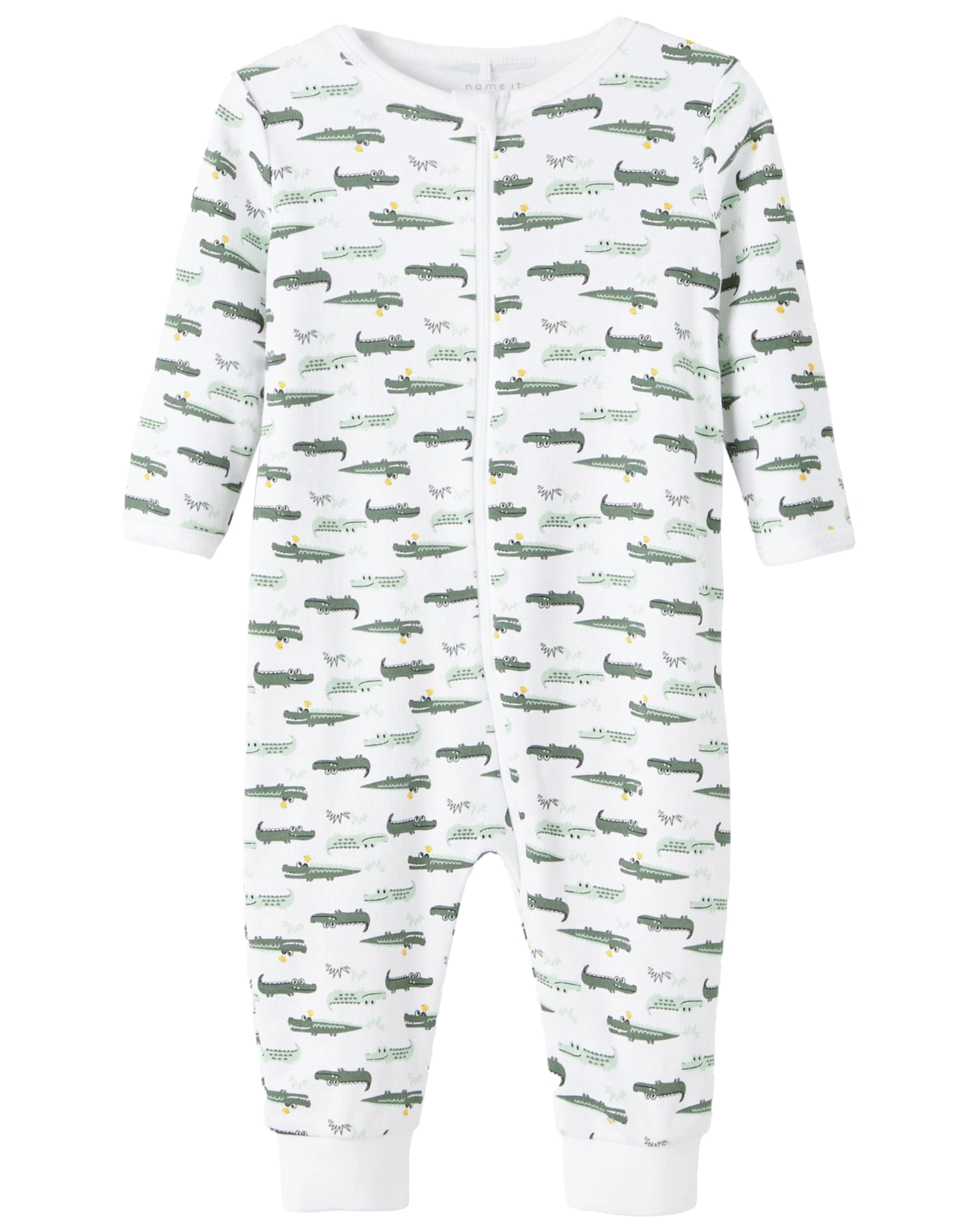 Schlafstrampler NBMNIGHTSUIT - CROCO 2er Pack in agave green