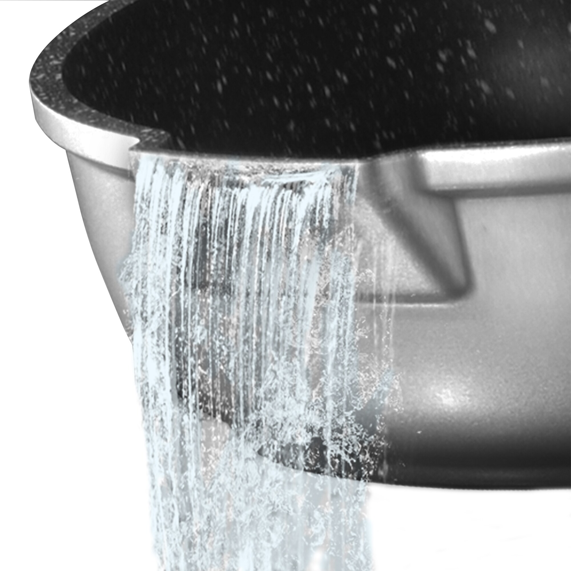STONELINE® FUTURE Schmorpfanne 24 cm, mit Siebglasdeckel
