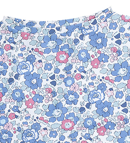Petit Crabe Bådebluse - Luna - UV50+ - Betsy m. Blomster