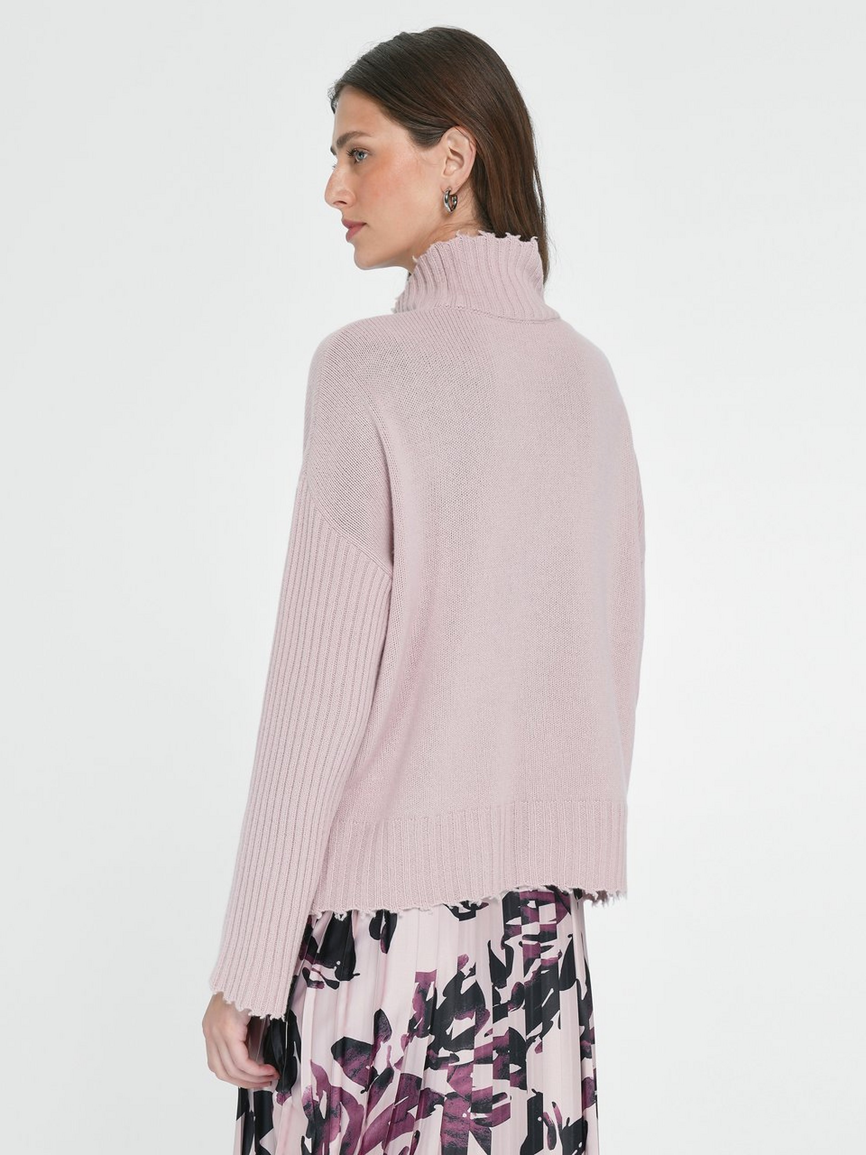 Pullover mit Stehkragen