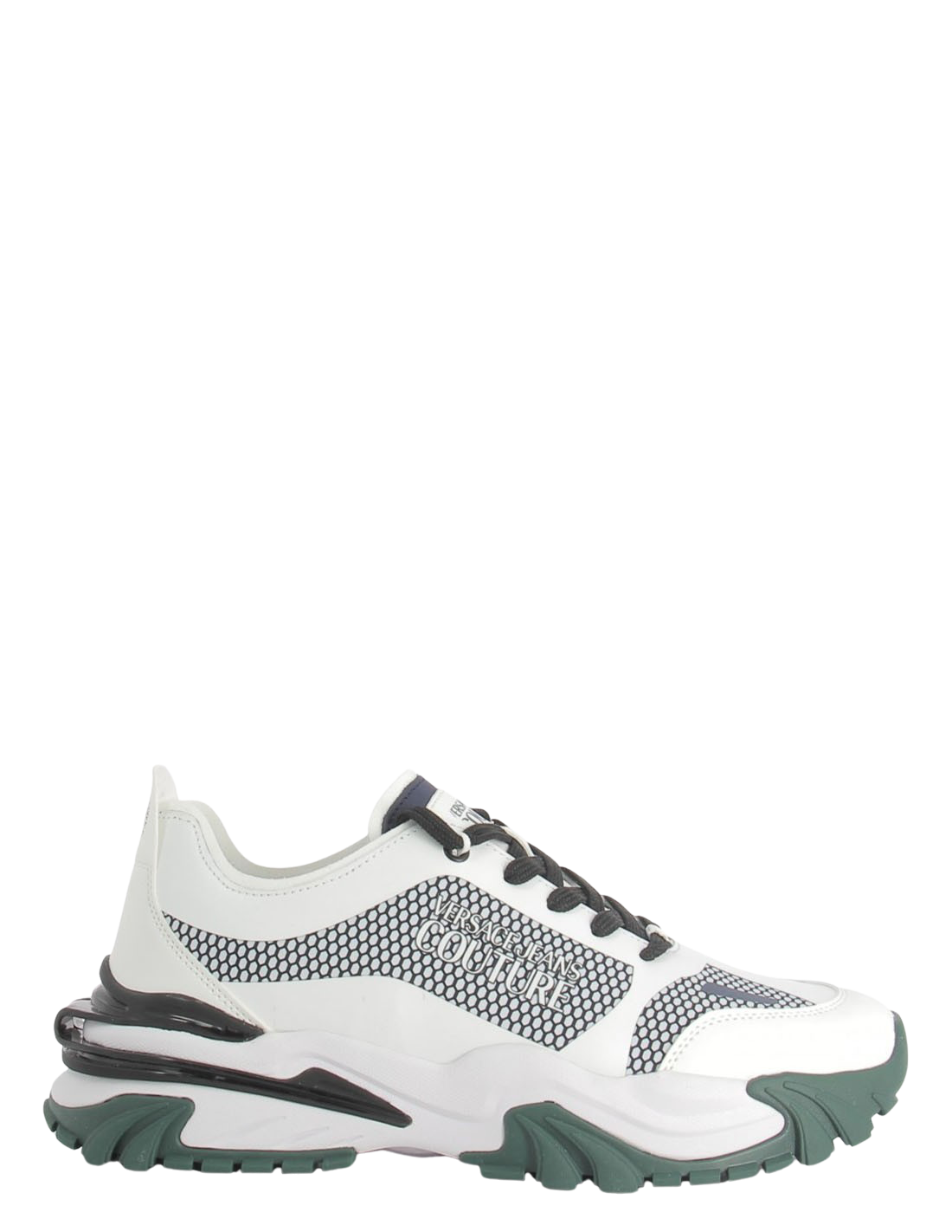 versace Sneakers Homme denew trail trek noir/blanc/vert
