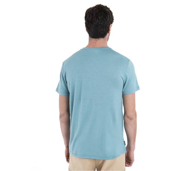 T-shirt randonnée ICEBREAKER M MERINO 150 TECH LITE III SS TEE CLOUD RAY