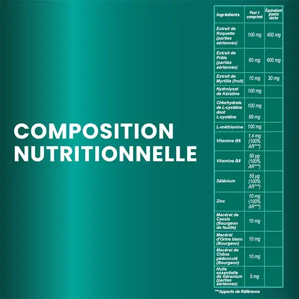 Santarome Phyto Sublimes Cheveux Force & Croissance 30 comprimés