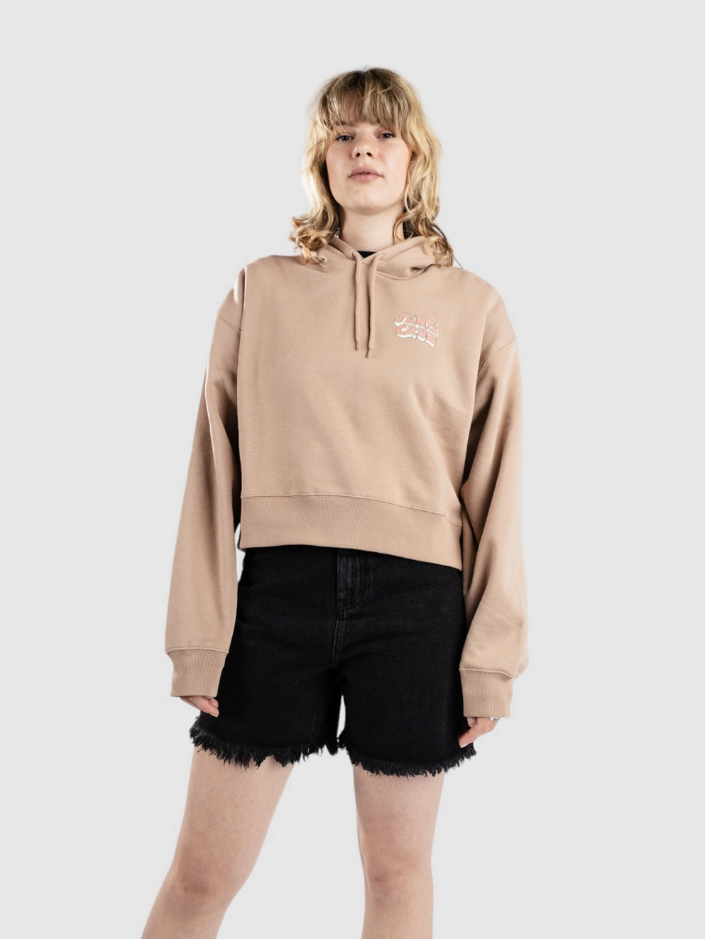 Santa Cruz Foxy Sun Hoodie taupe
