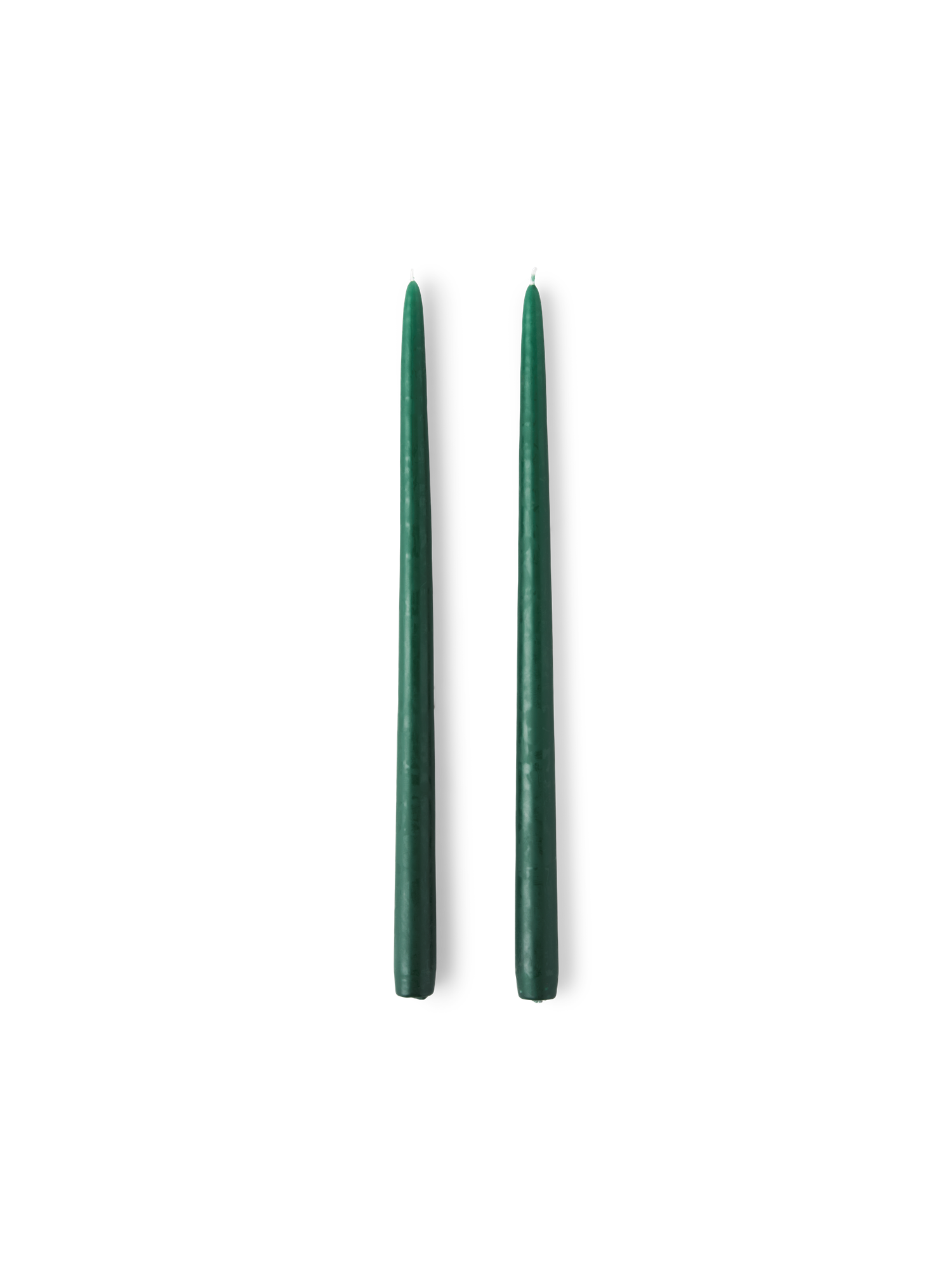 Stagelys 35 cm 2-pak | Paraffinvoks. Ø2,2 x 35 cm. 2 stk. | Pine Green