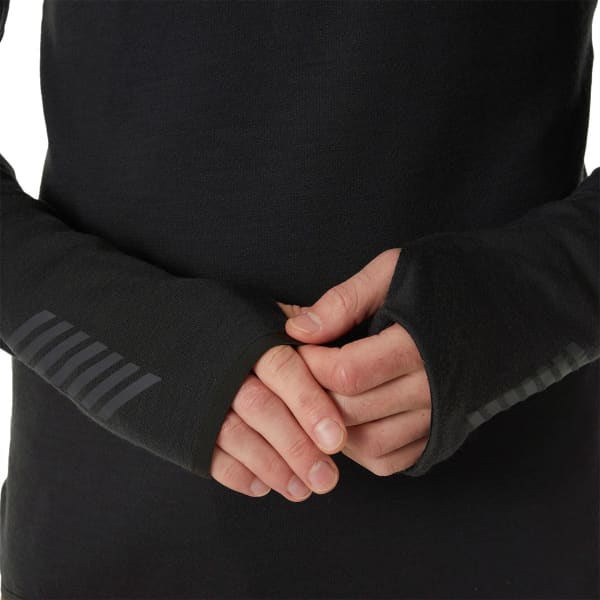 Sweat polaire HELLY HANSEN LIFA MERINO MIDLAYER 1/2 ZIP BLACK